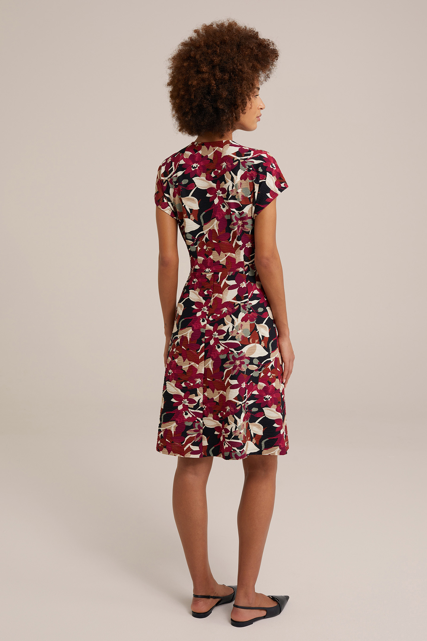 DRESS MID LENGTH MULTI-COLOURED 2