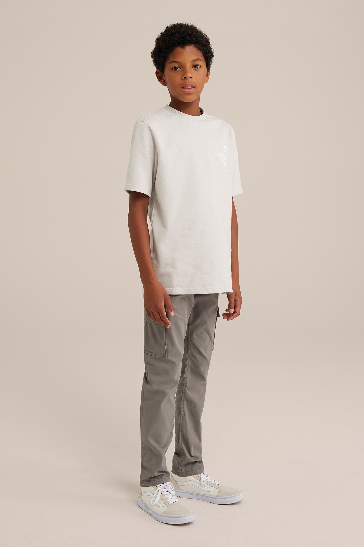 CARGO PANTS LIGHT GREY 2