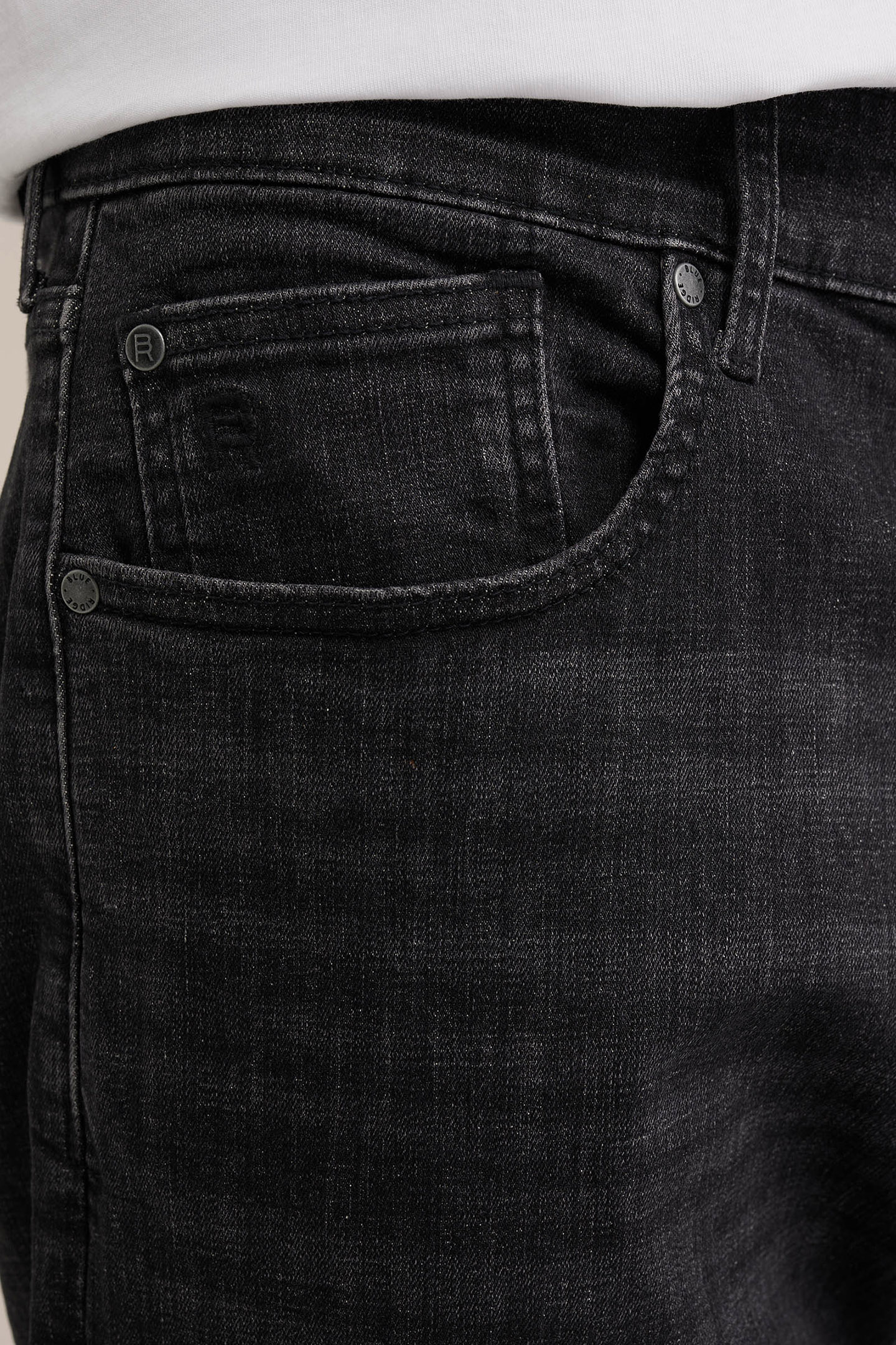 5-POCKET MID WAIST BLACK 5