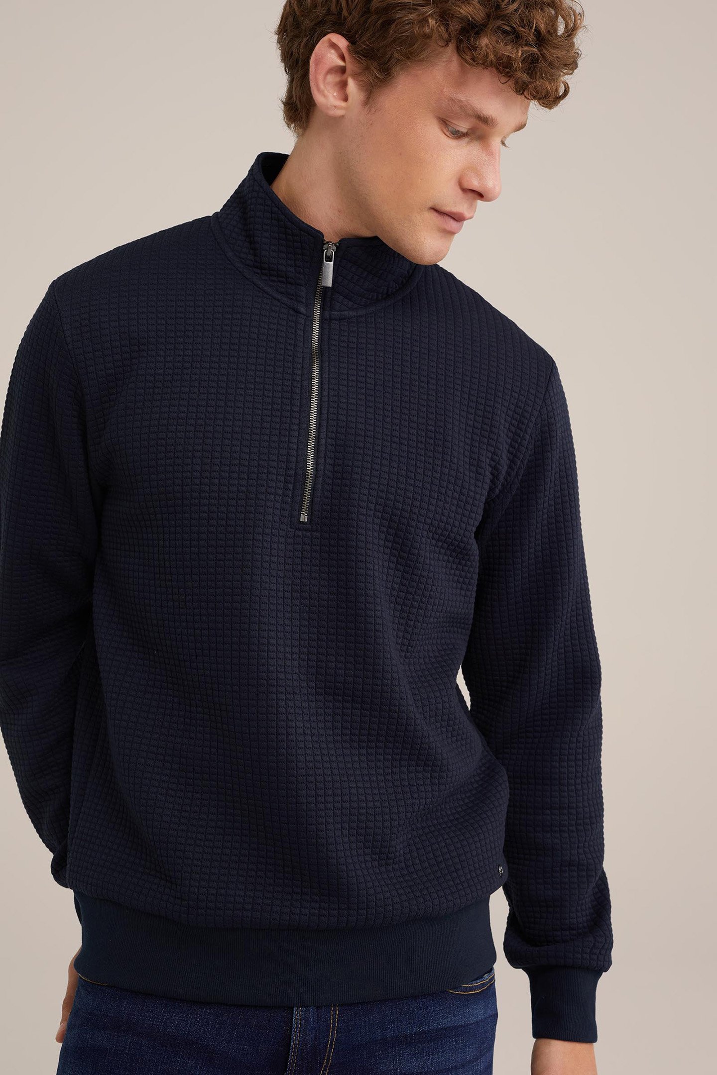 HALFWAY ZIPPER DARK BLUE 5