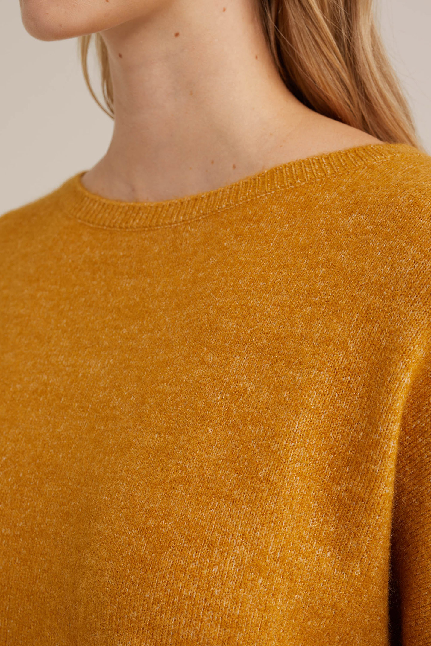 KNITTED PULLOVER MUSTARD YELLOW 5