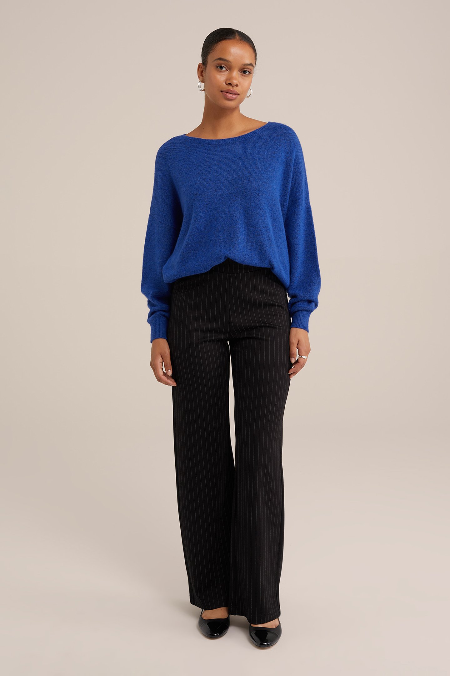 KNITTED PULLOVER COBALT BLUE 3