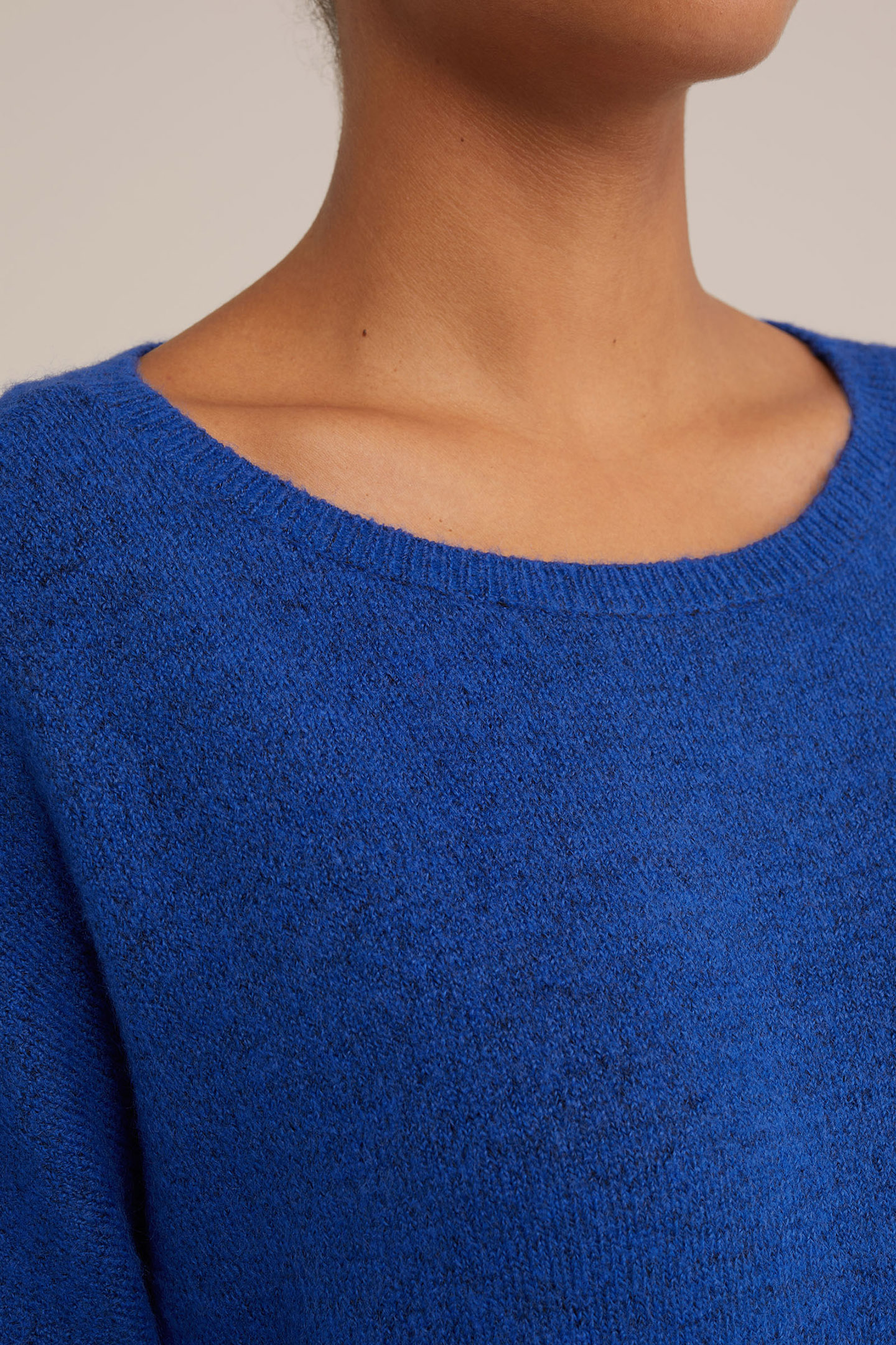 KNITTED PULLOVER COBALT BLUE 5