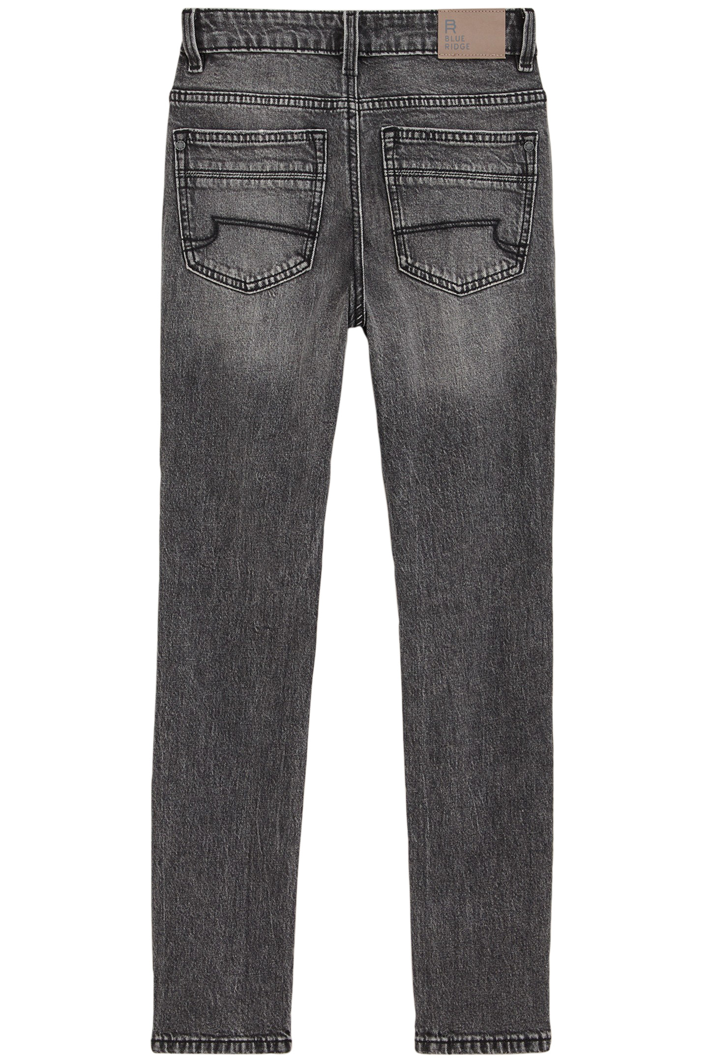 5-POCKET MID WAIST DARK GREY 4