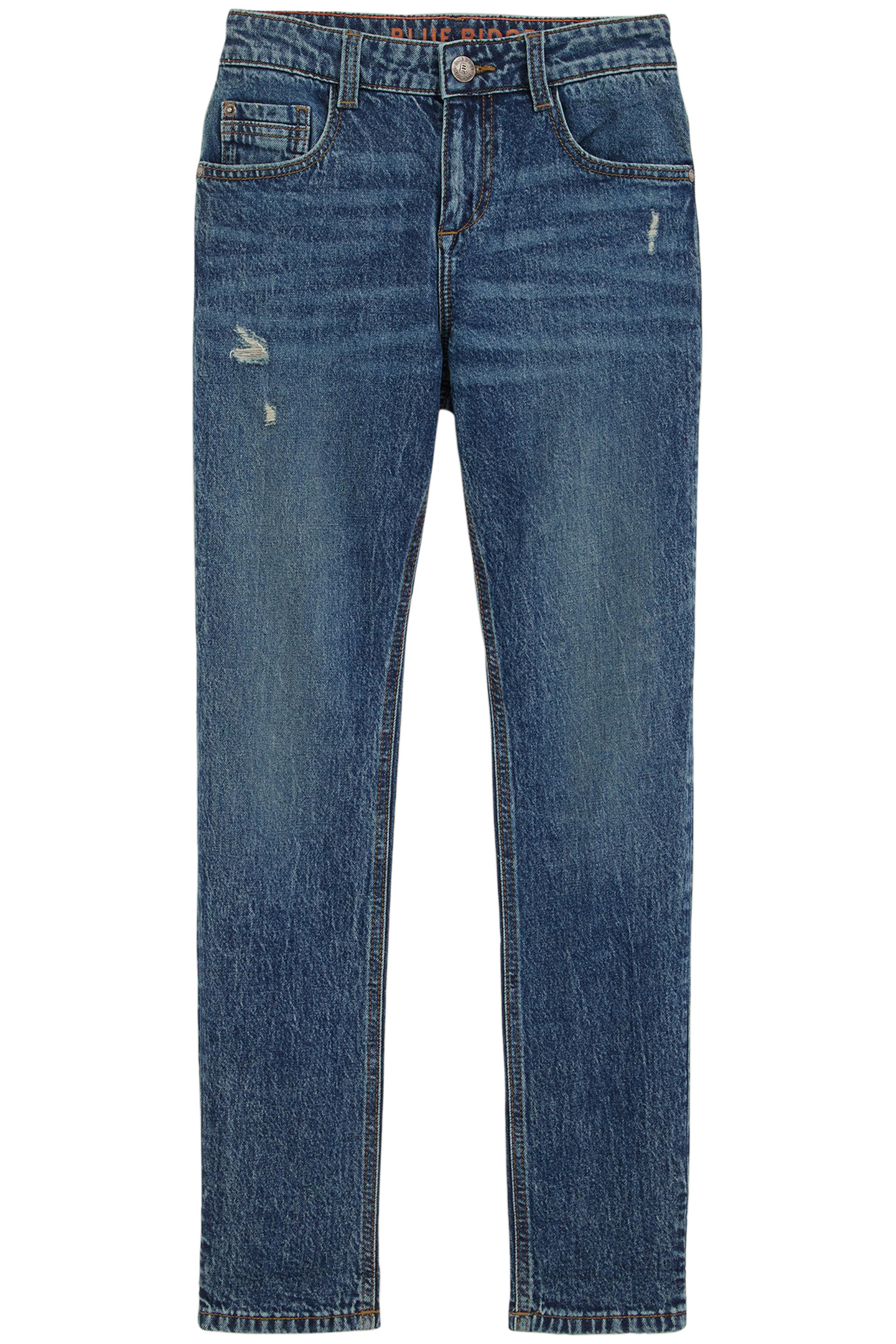 5-POCKET MID WAIST DARK BLUE 3