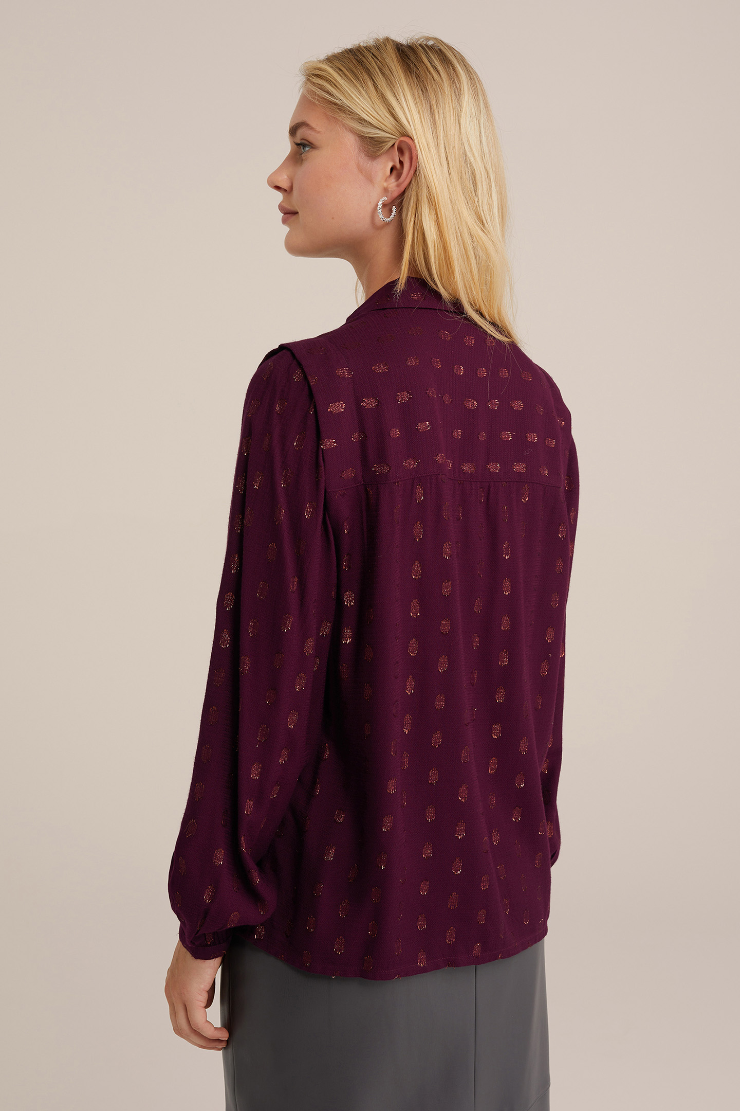 BLOUSE DARK PURPLE 2