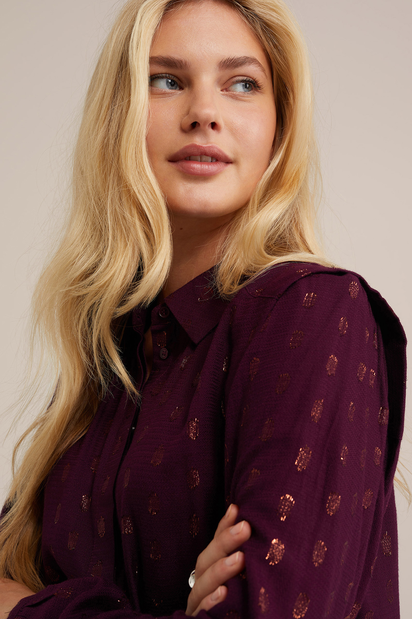 BLOUSE DARK PURPLE 5