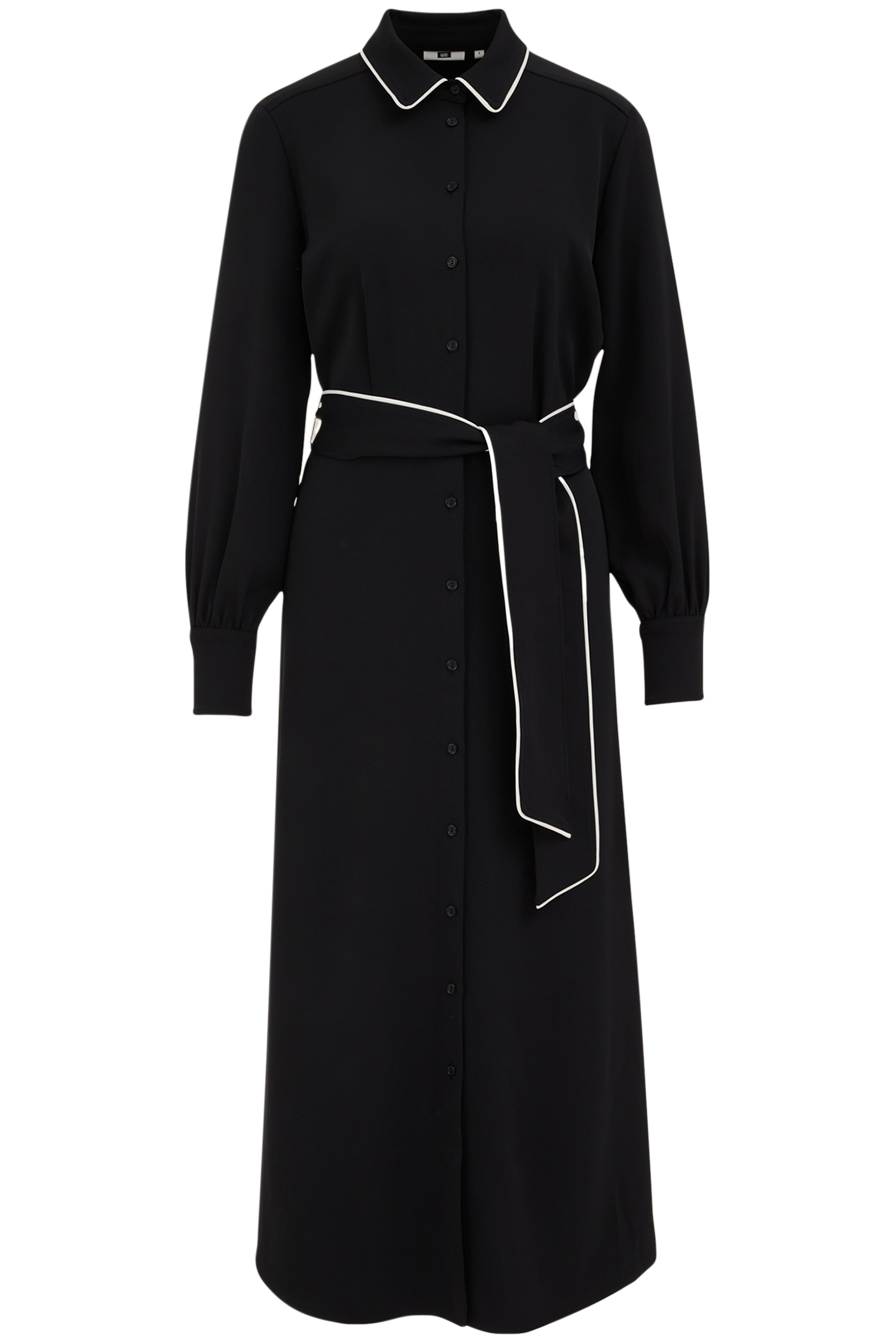 DRESS MID LENGTH BLACK 3