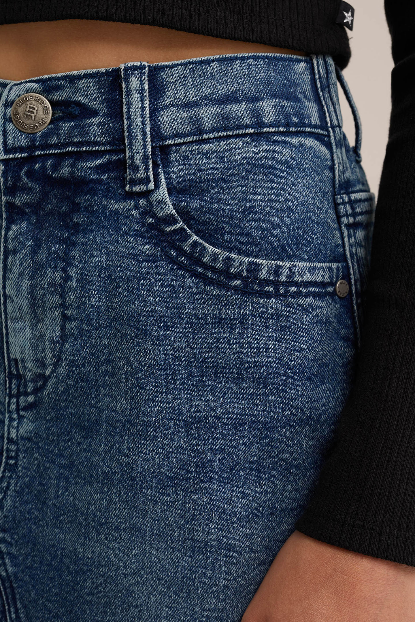 SKIRT MEDIUM LENGTH DARK BLUE 5