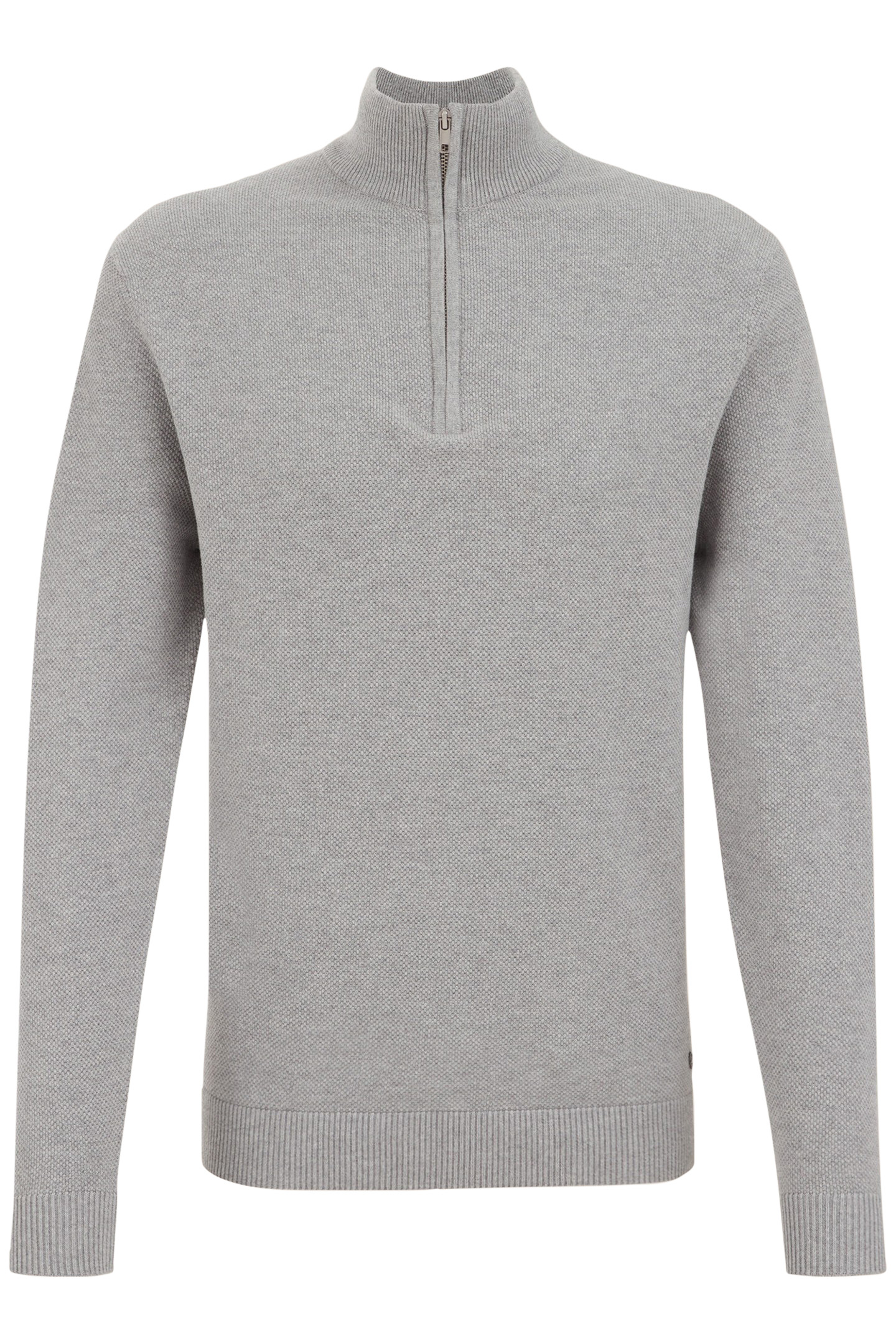 HALFWAY ZIPPER LIGHT GREY 4