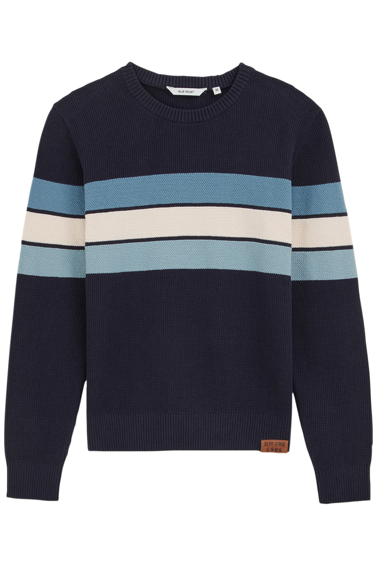 KNITTED PULLOVER DARK BLUE 3