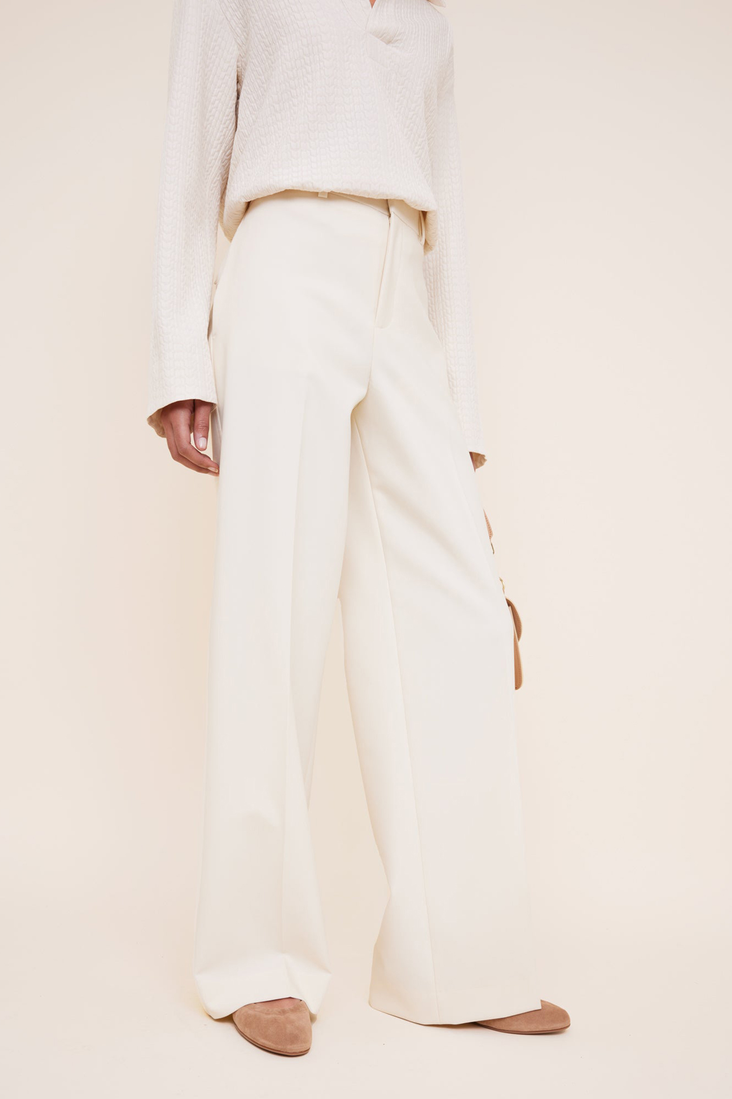 STRAIGHT LEG TROUSERS TURTLEDOVE 1