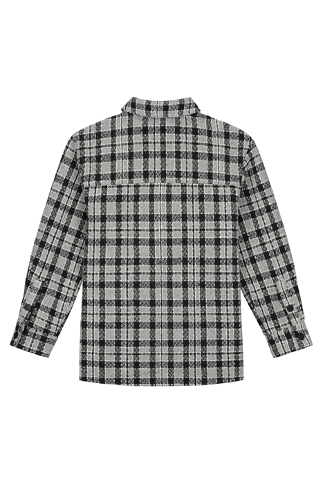SQUARED OVERSHIRT GREY CHECK 2