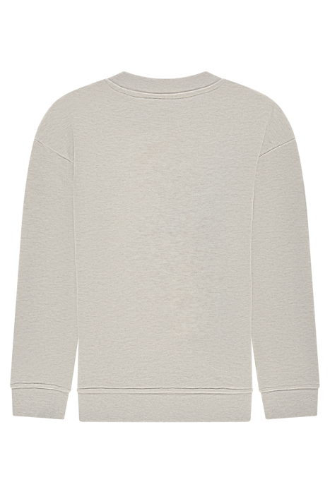ZIP SLEEVE SWEATSHIRT CREAM MELANGE 2
