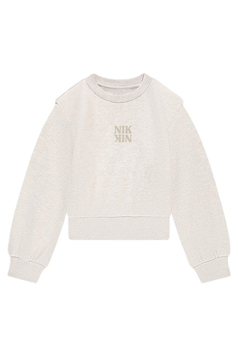 JAMIE SHOULDER SWEATER CREAM MELANGE 1