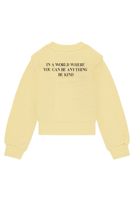 JAMIE SHOULDER SWEATER SOFT YELLOW 2