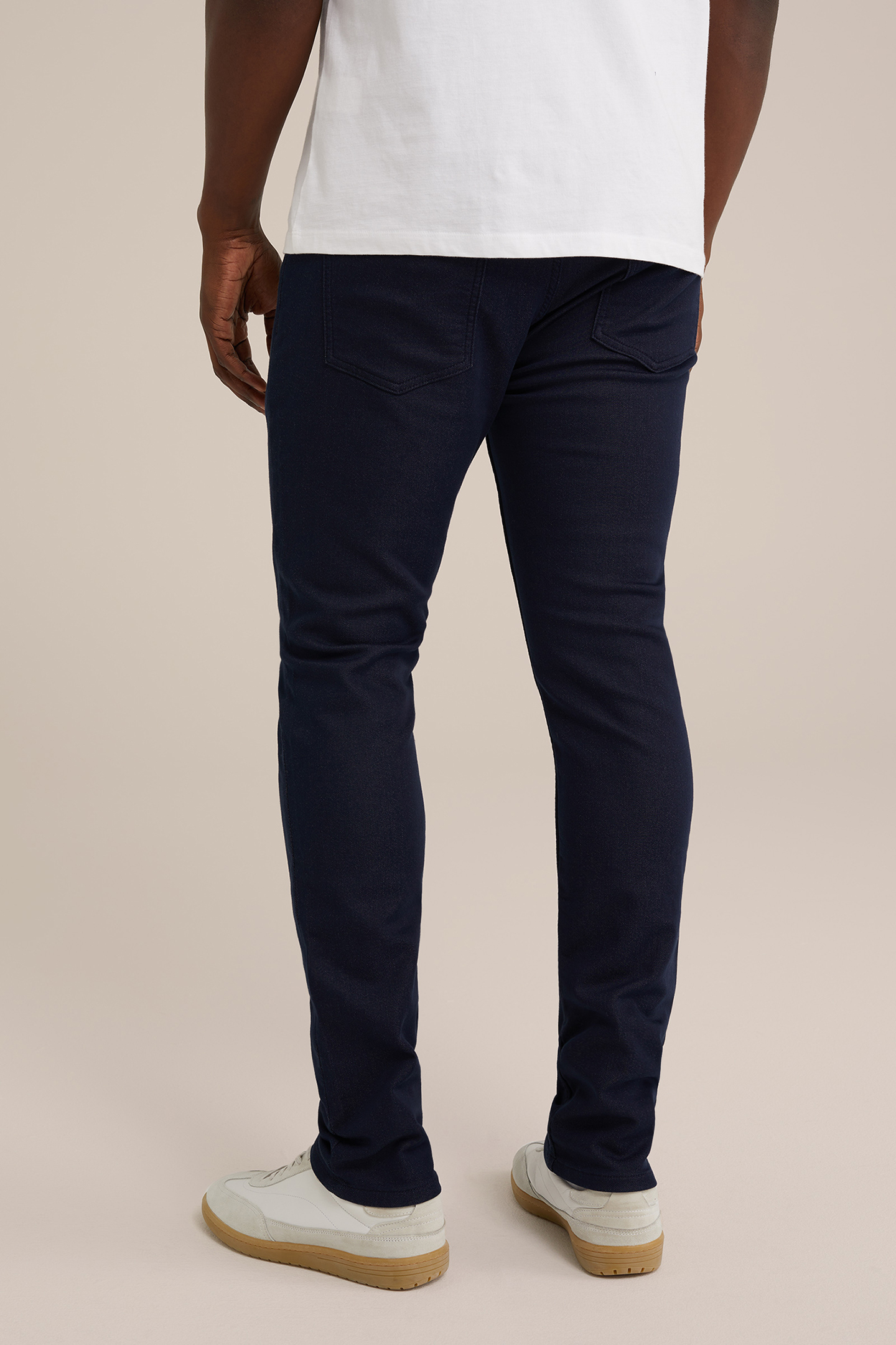 5-POCKET MID WAIST DARK BLUE 2