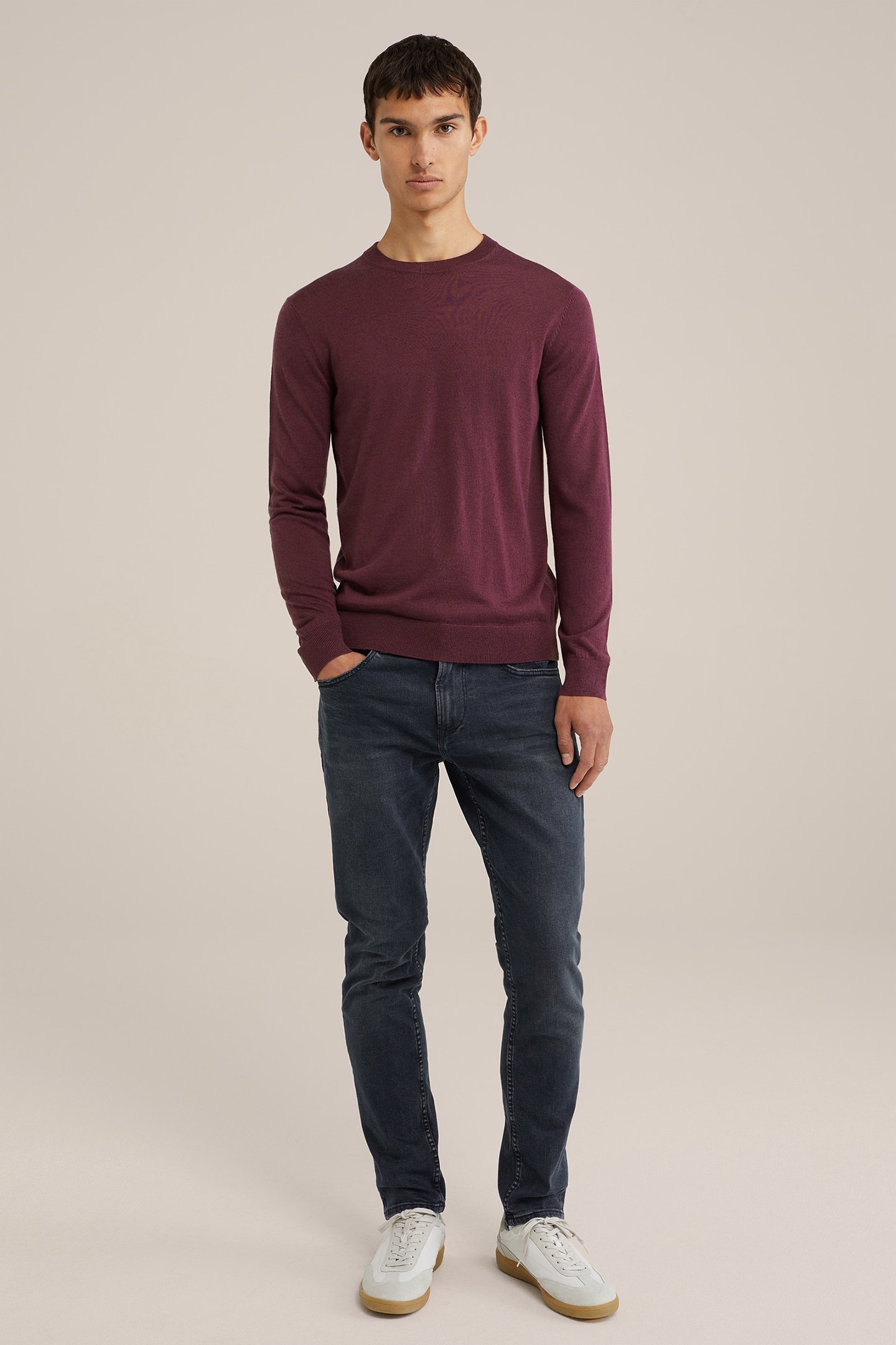 PULLOVER BURGUNDY RED 3