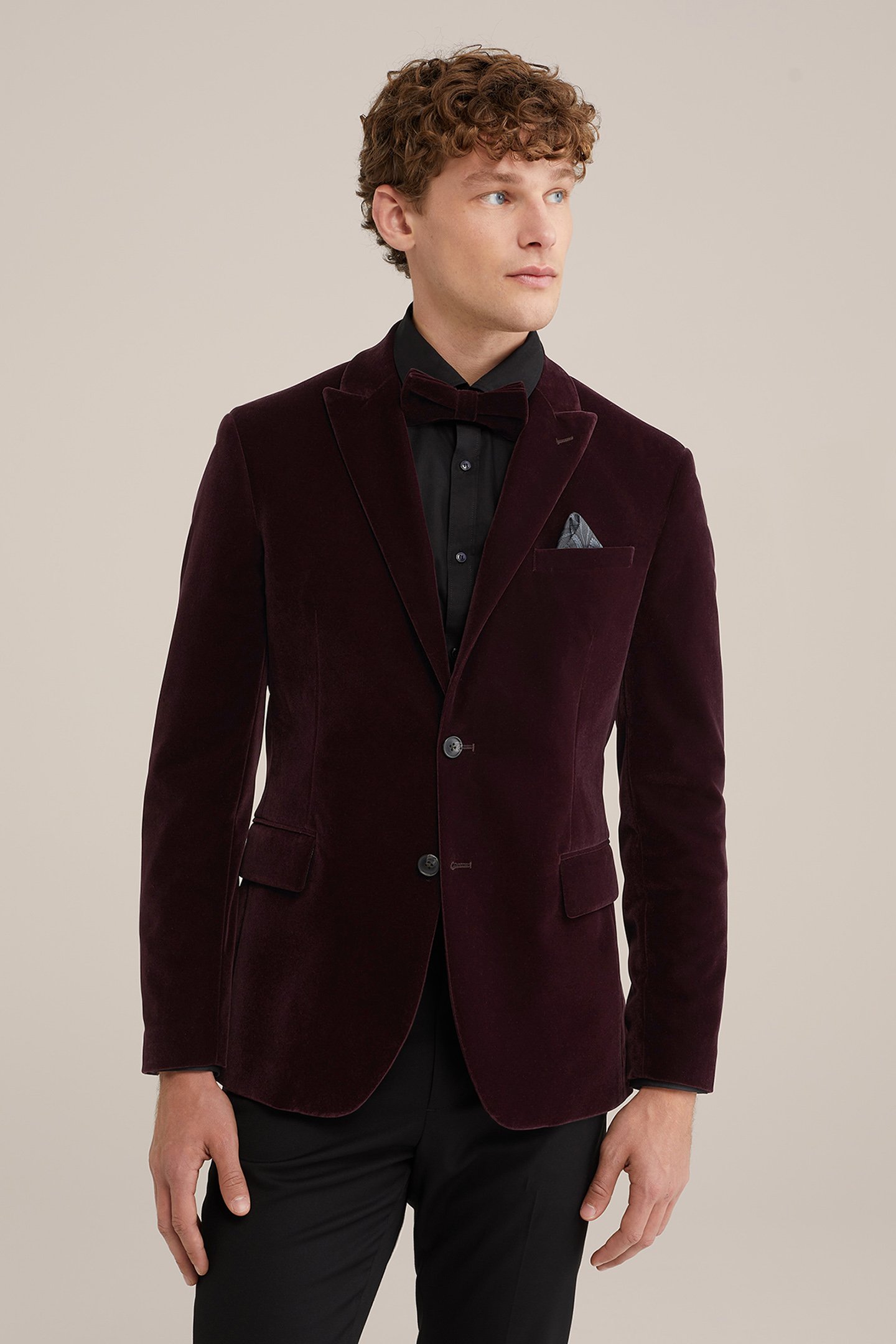 BLAZER BURGUNDY RED 1