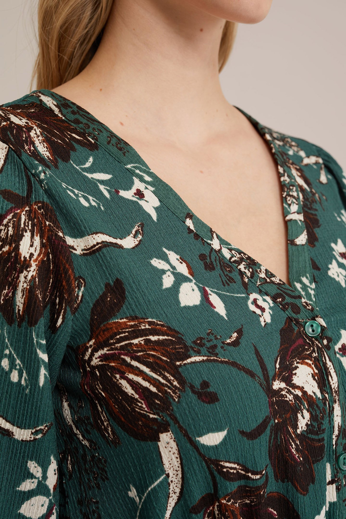 DRESS MID LENGTH GREEN 6