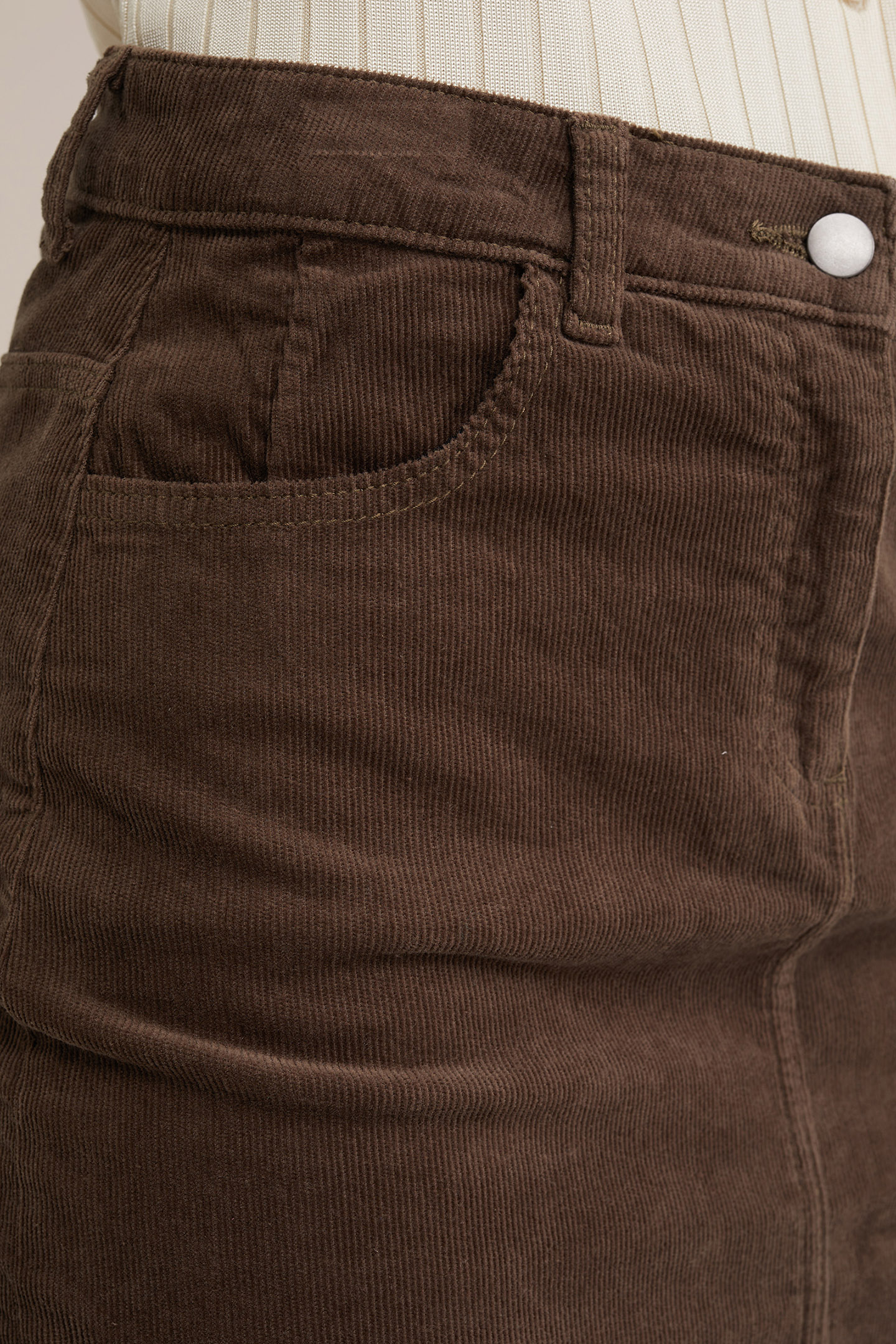 SKIRT PENCIL BROWN 5