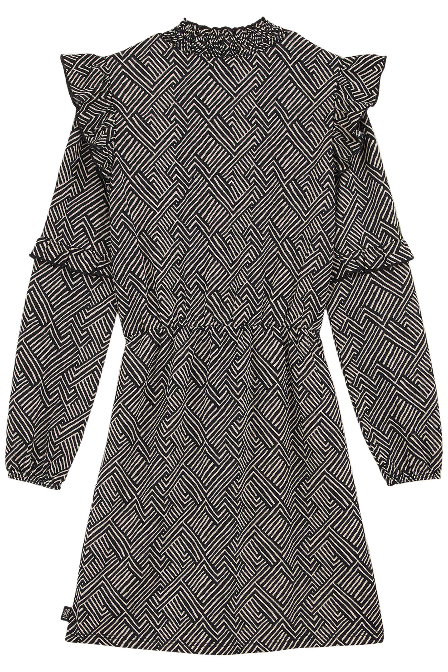 DRESS MID LENGTH BLACK 4