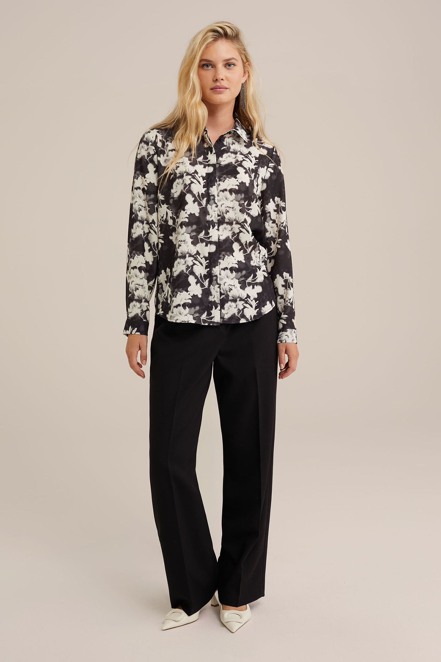 BLOUSE BLENDED DARK GREY 3