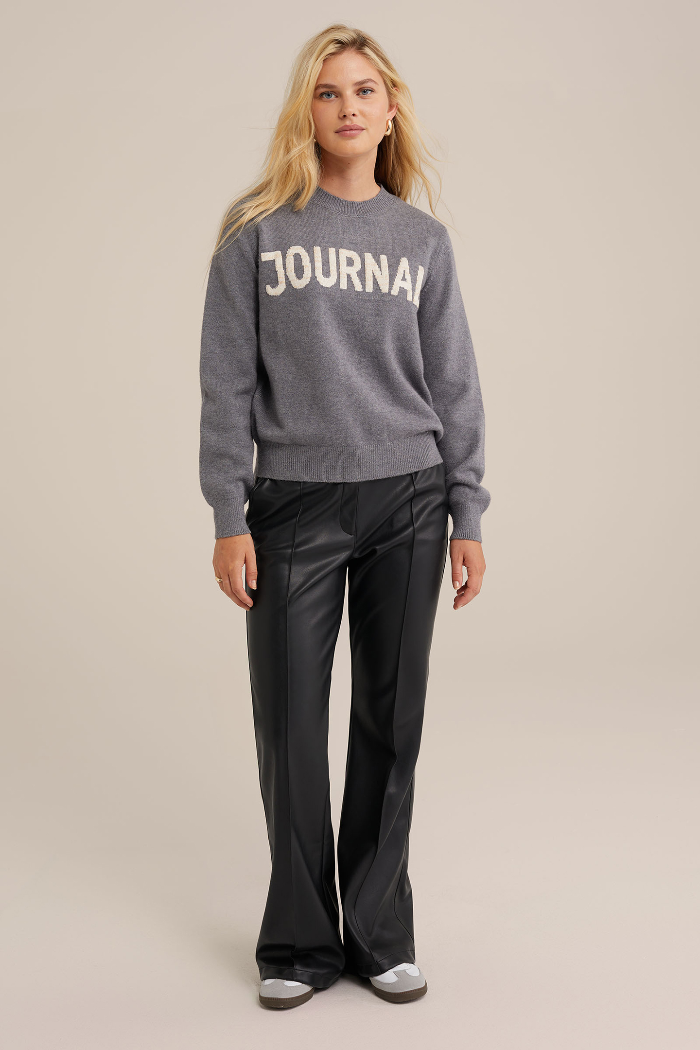 KNITTED PULLOVER GREY 3