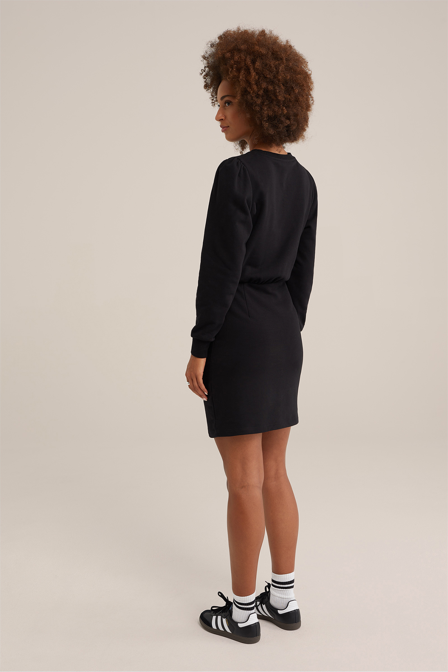 DRESS MID LENGTH BLACK 3