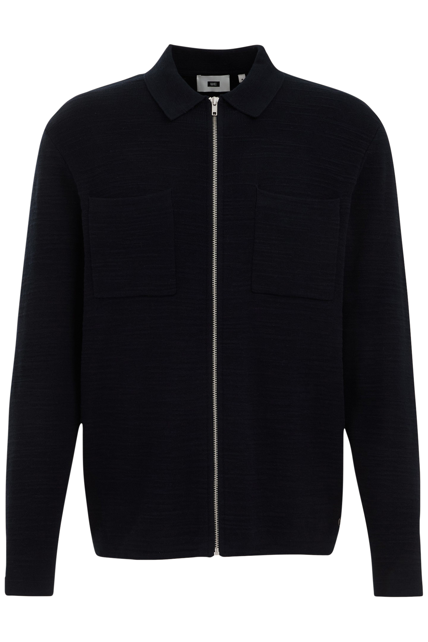 CARDIGAN WITH ZIPPER DARK BLUE 4