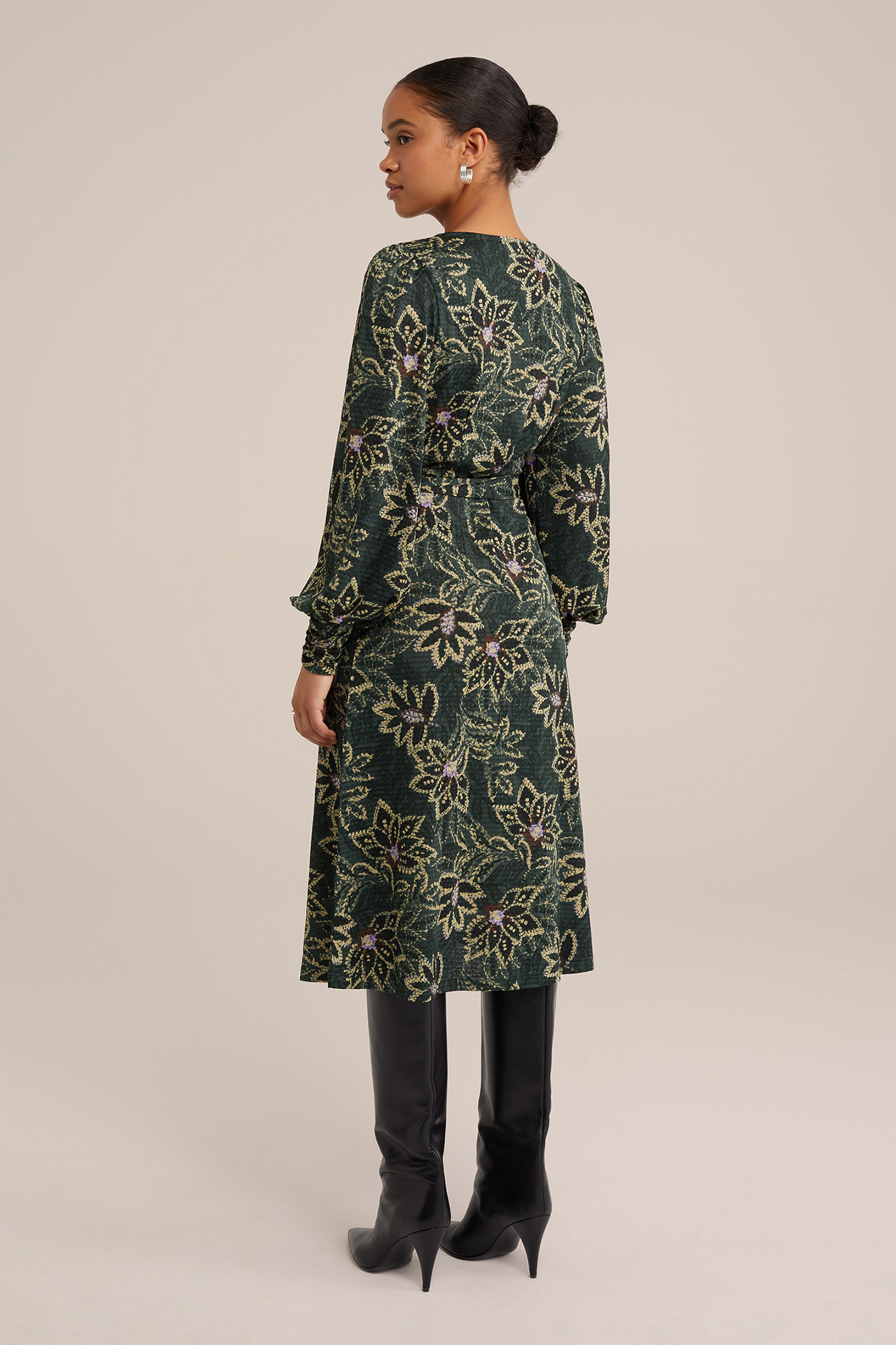 DRESS MID LENGTH GREEN 2