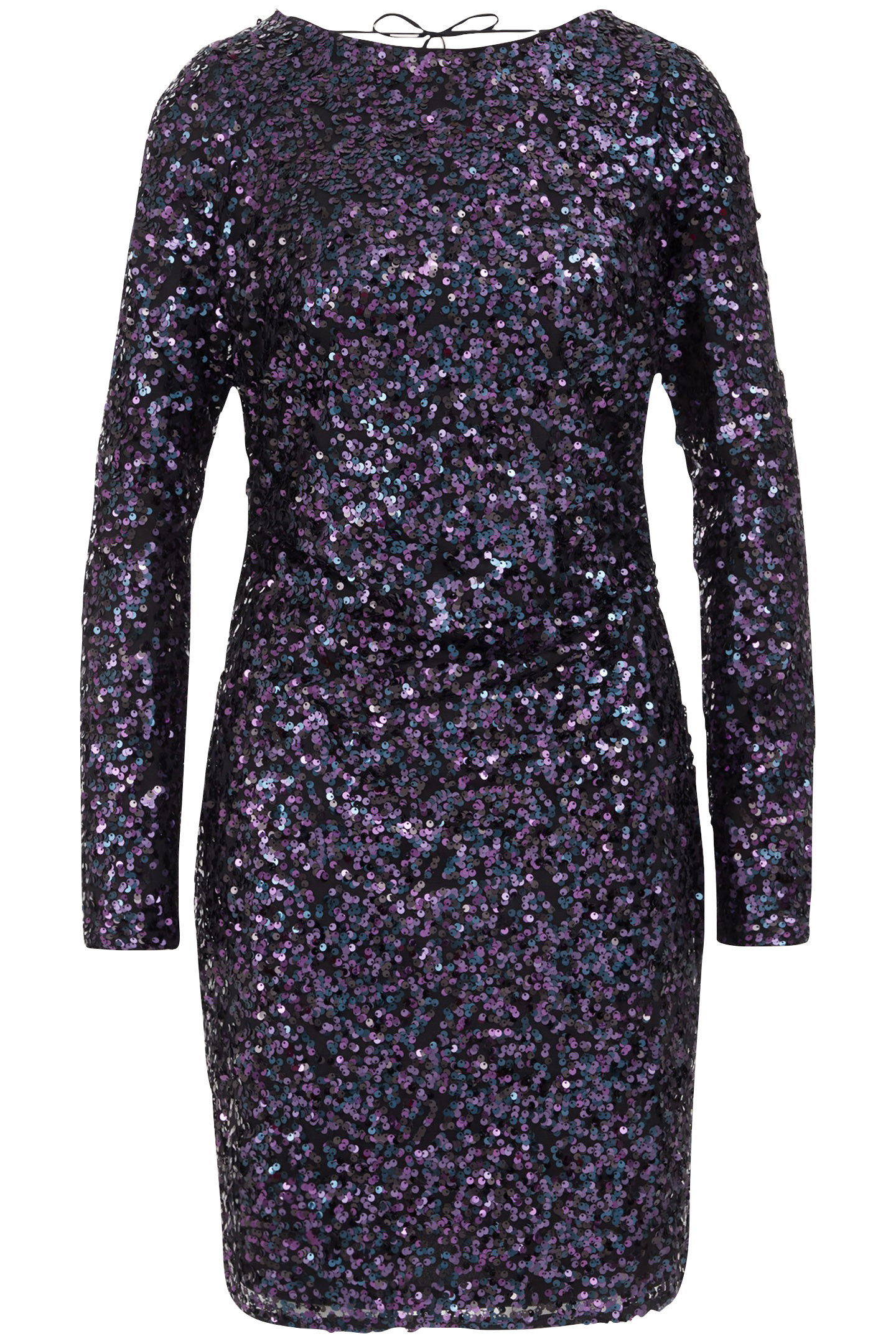 DRESS MID LENGTH DARK PURPLE 4