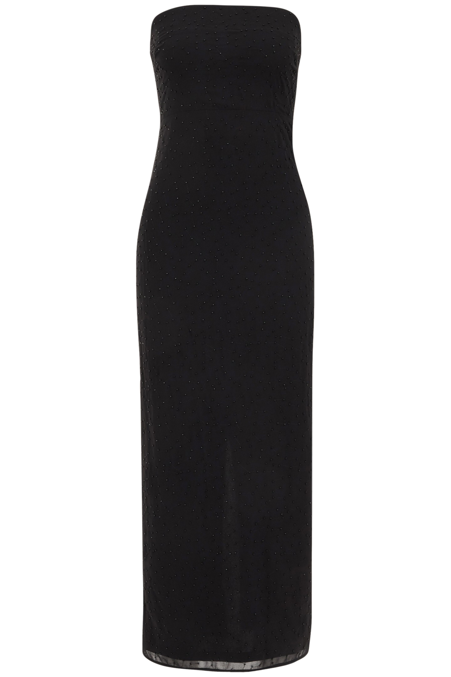 DRESS MID LENGTH BLACK 3