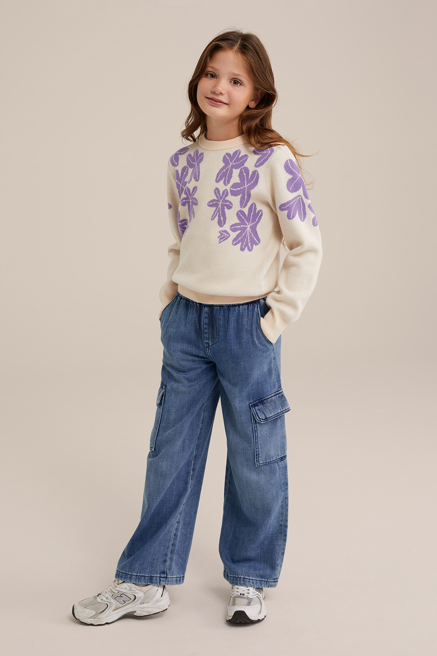 KNITTED PULLOVER WHITE 2