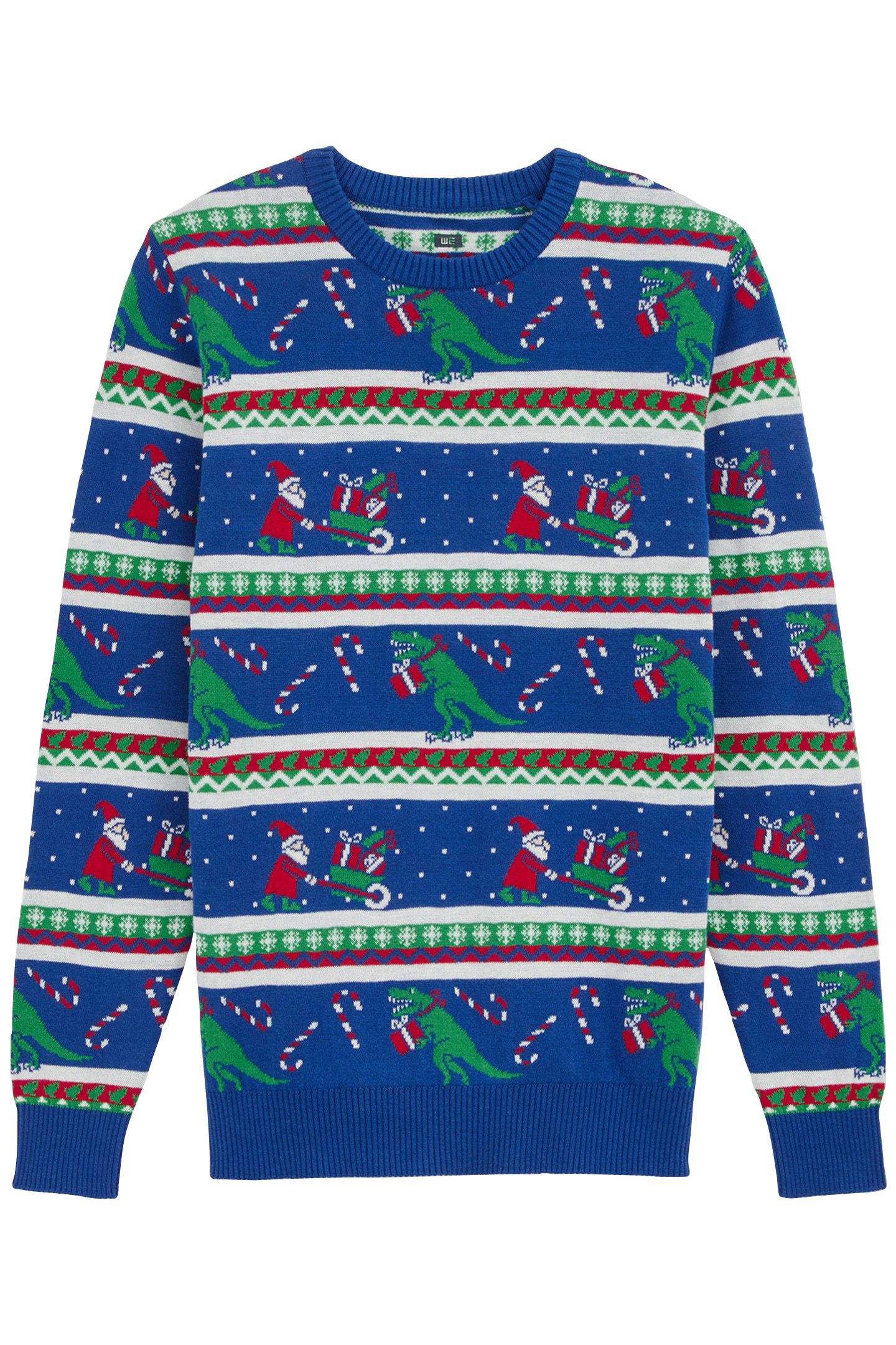 KNITTED PULLOVER DARK BLUE 3