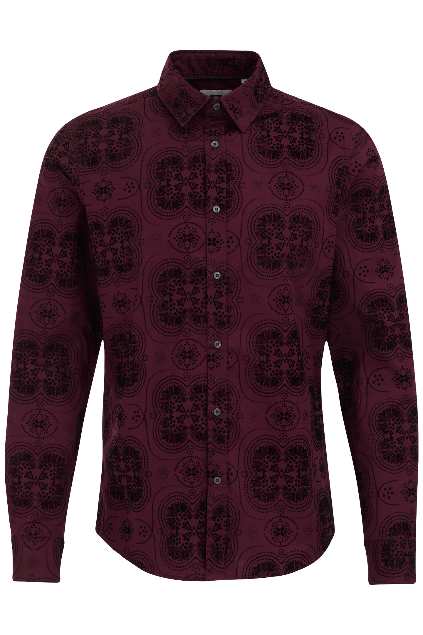 SHIRT BURGUNDY RED 4