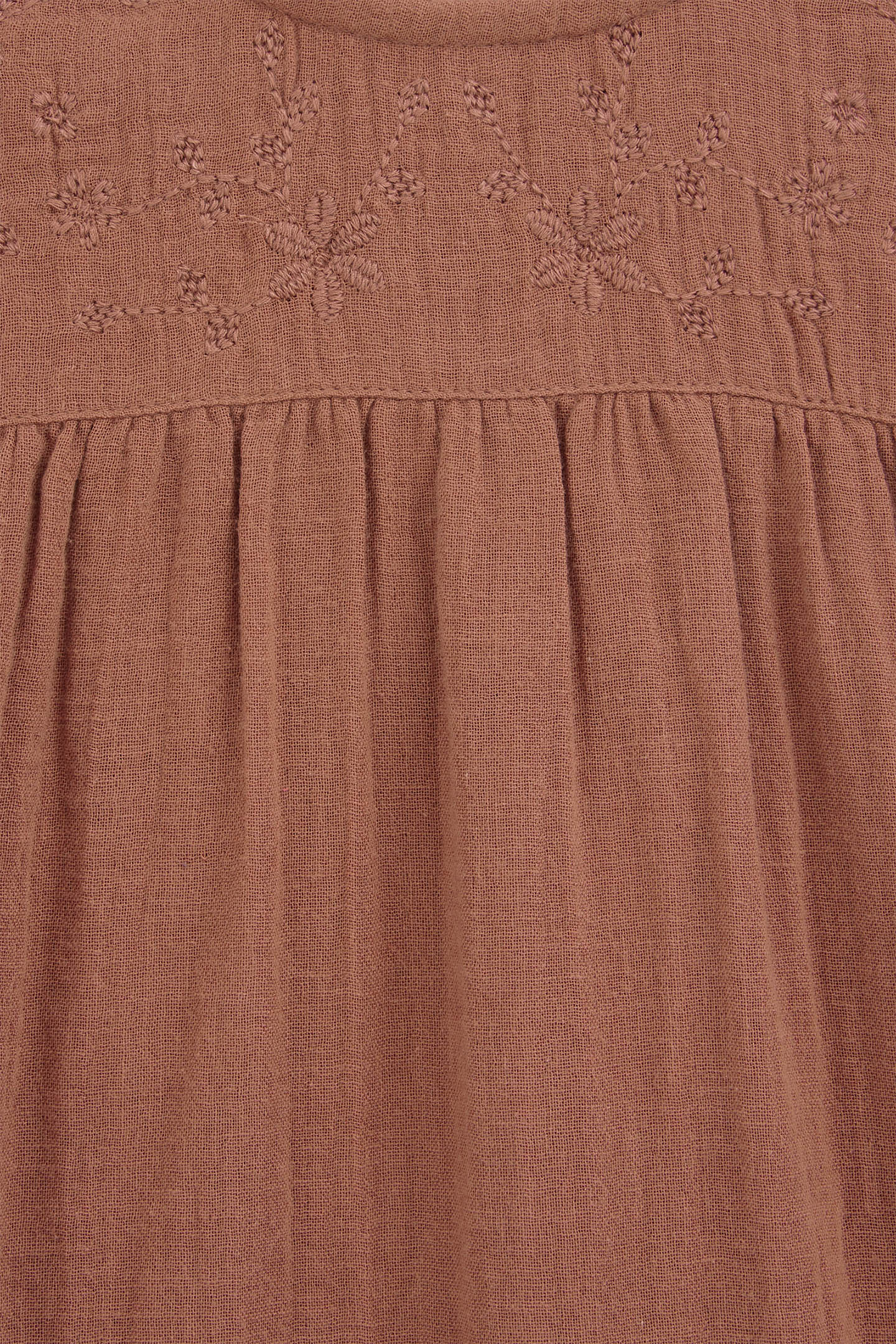 DRESS MID LENGTH BROWN 5