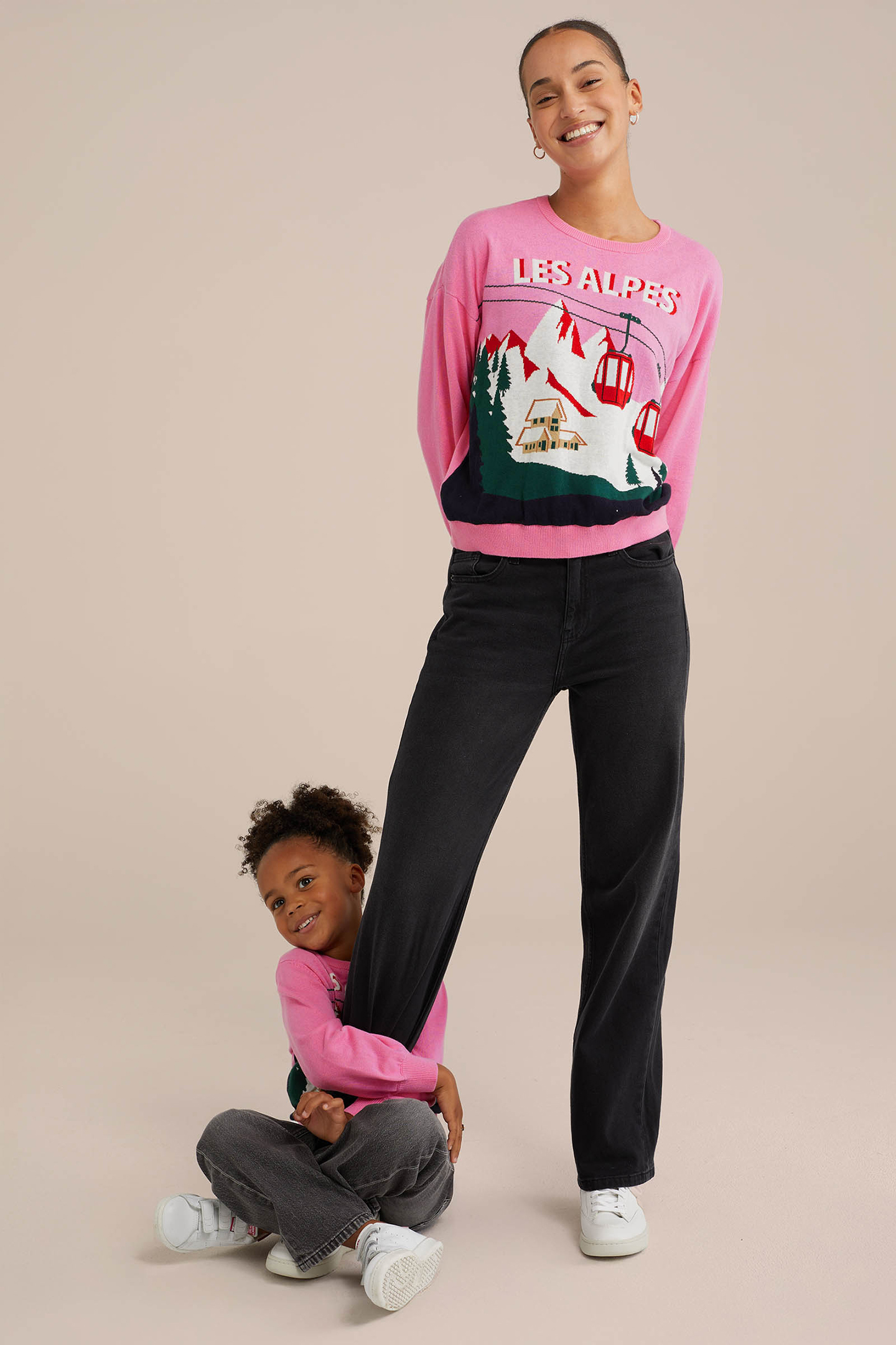 KNITTED PULLOVER BRIGHT PINK 5