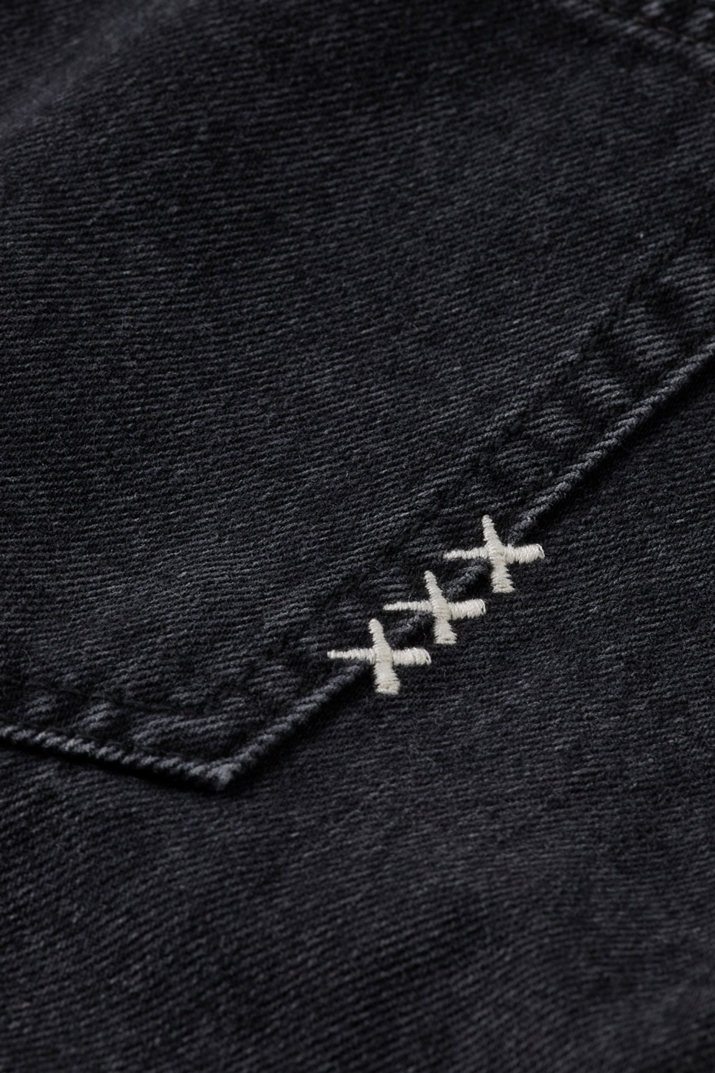 WASHED BLACK DENIM MINI SKIRT WITH CARGO POCKETS CITY BUZZ 8