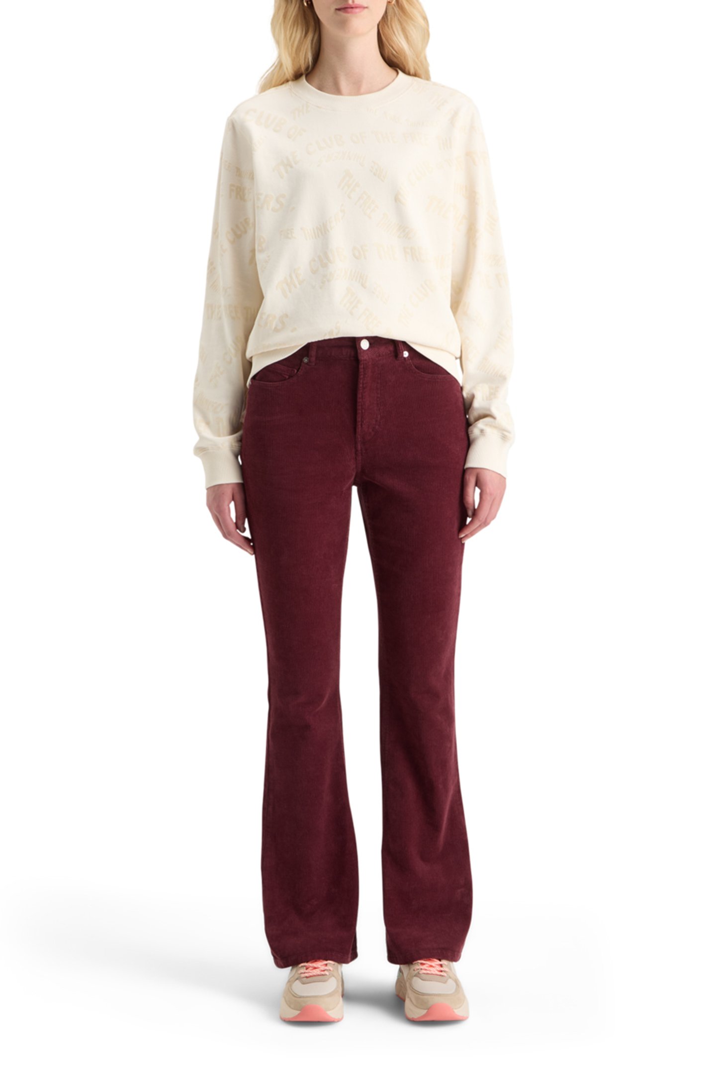 FLOCK AOP REGULAR FIT SWEATSHIRT SOFT ICE 3