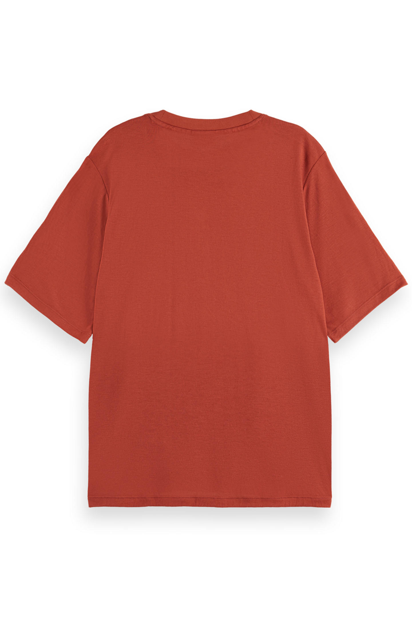 BURN OUT ARTWORK RELAXED FIT T-SHIRT RUST 2