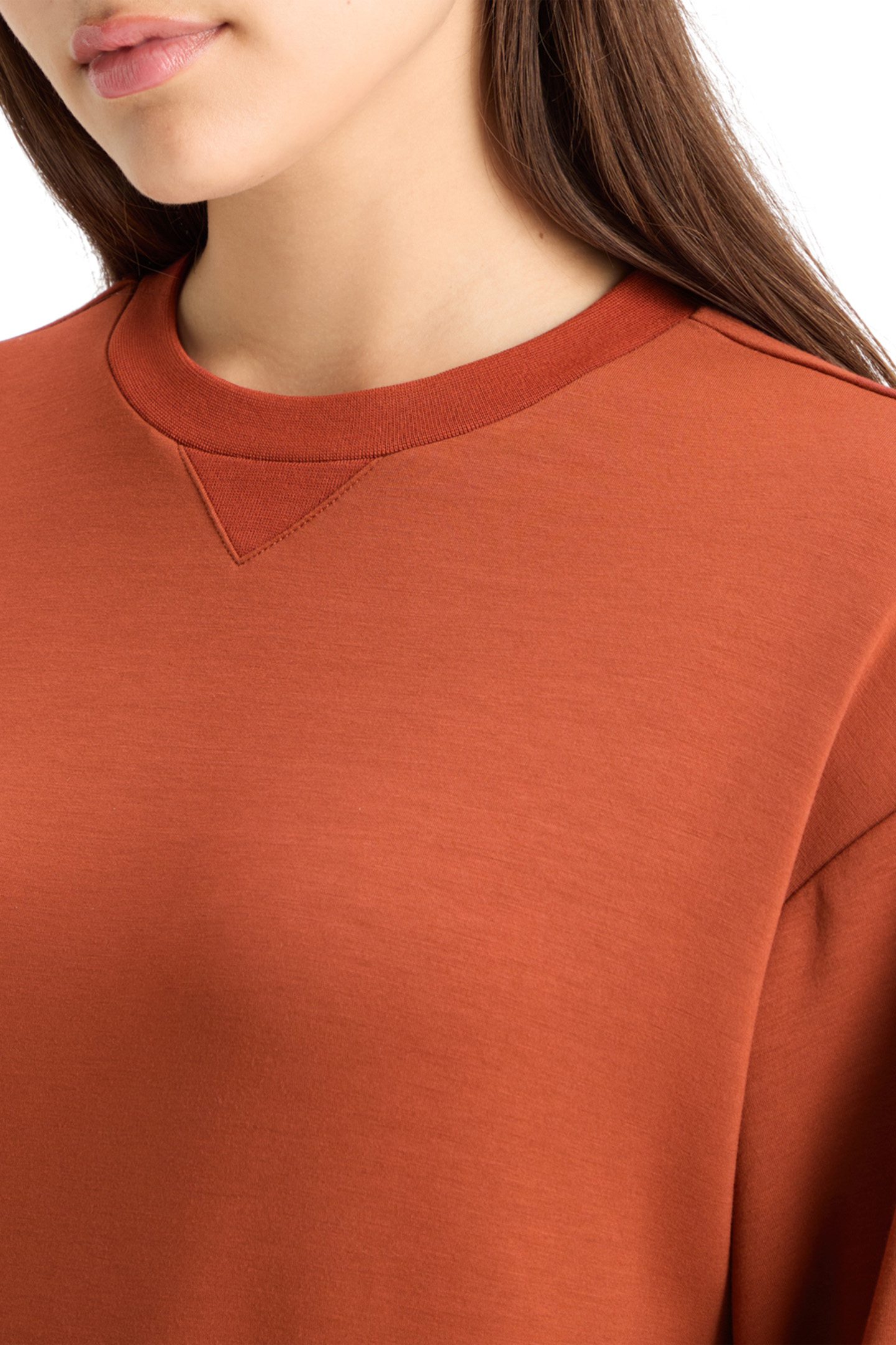 MODAL SWEATSHIRT RUST 8