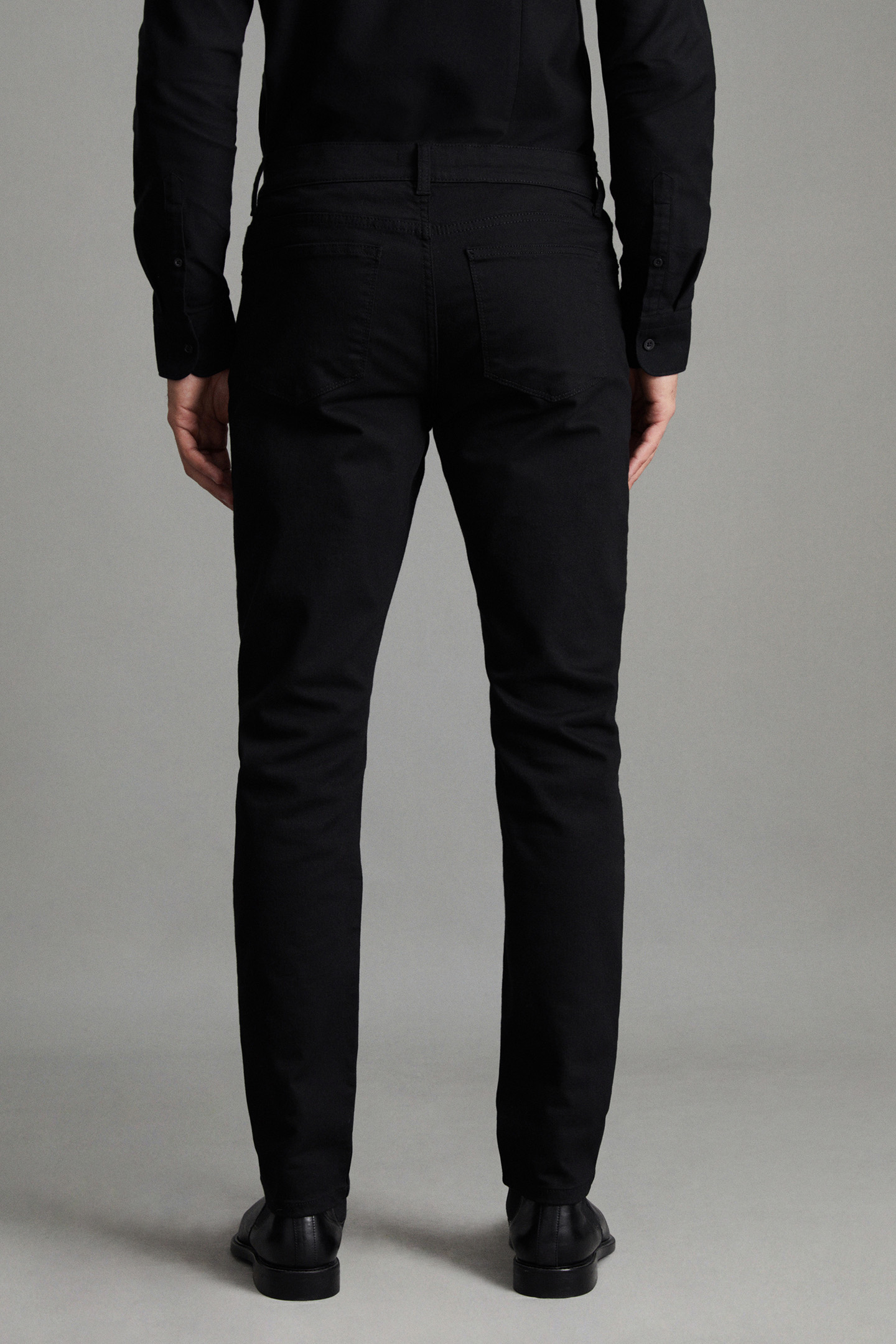 JET-STAY BLACK SLIM JEANS BLACK 2