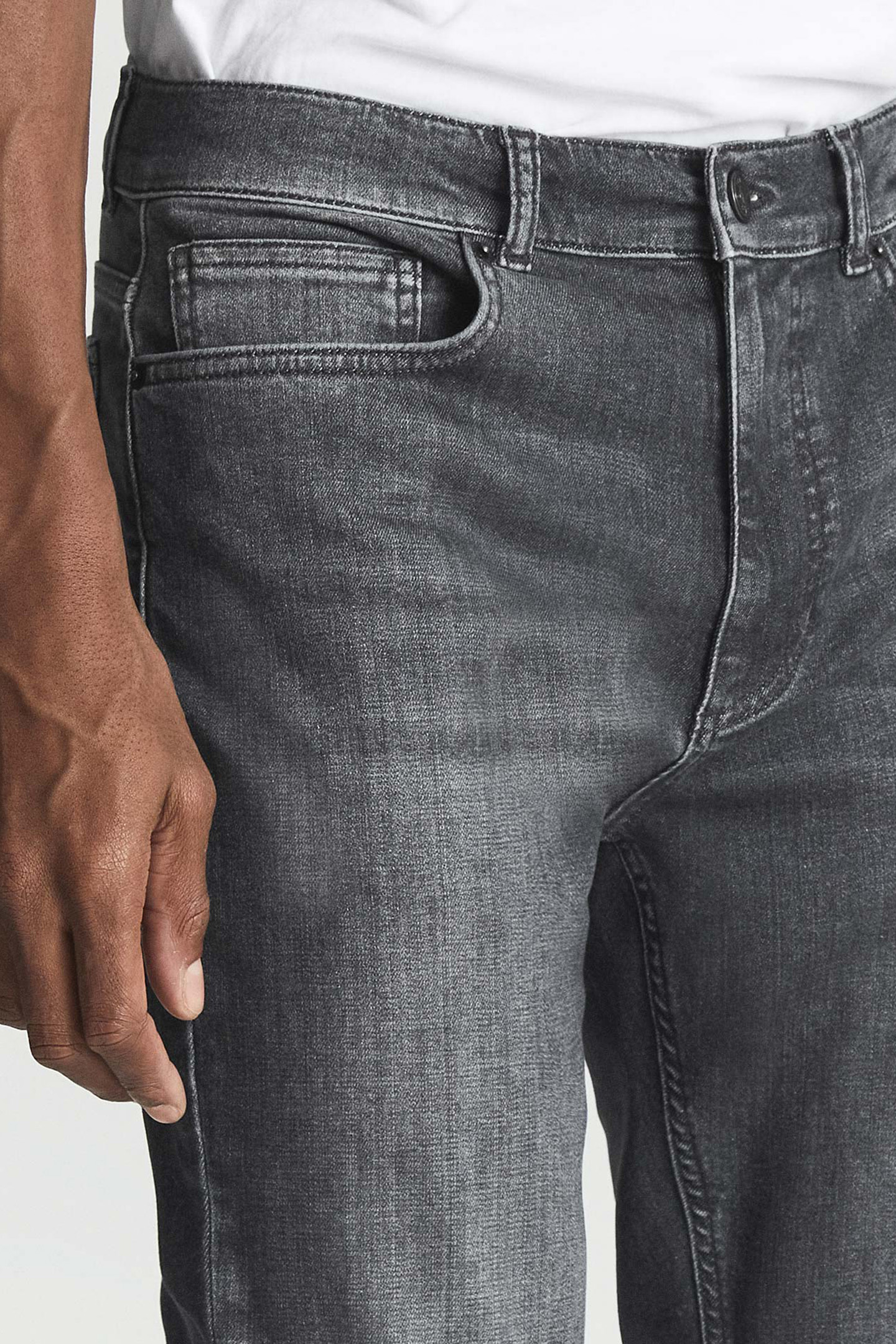 HARRY-JERSEY SLIM WASHED GREY 5