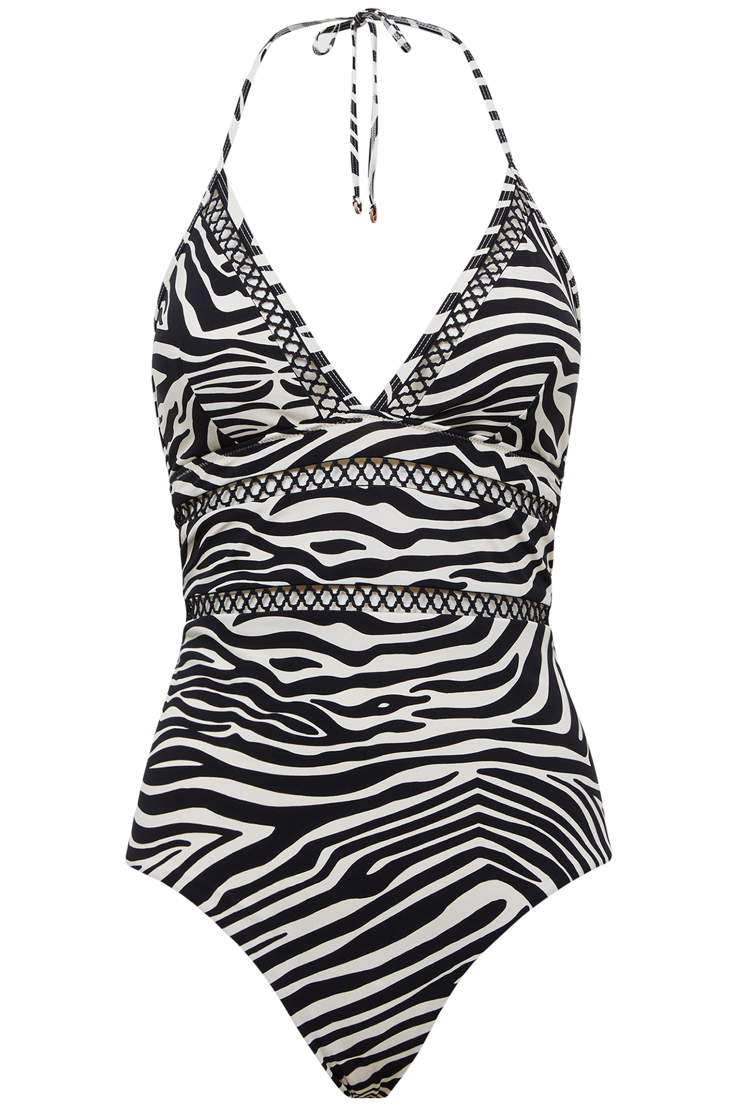 GIA-ZEBRA PRINT SWIMSUIT BLACK/WHITE 4