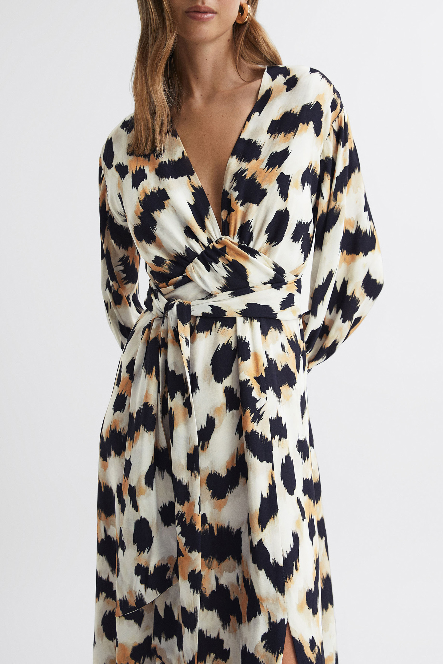 PRINTED MIDI BLACK/WHITE 4