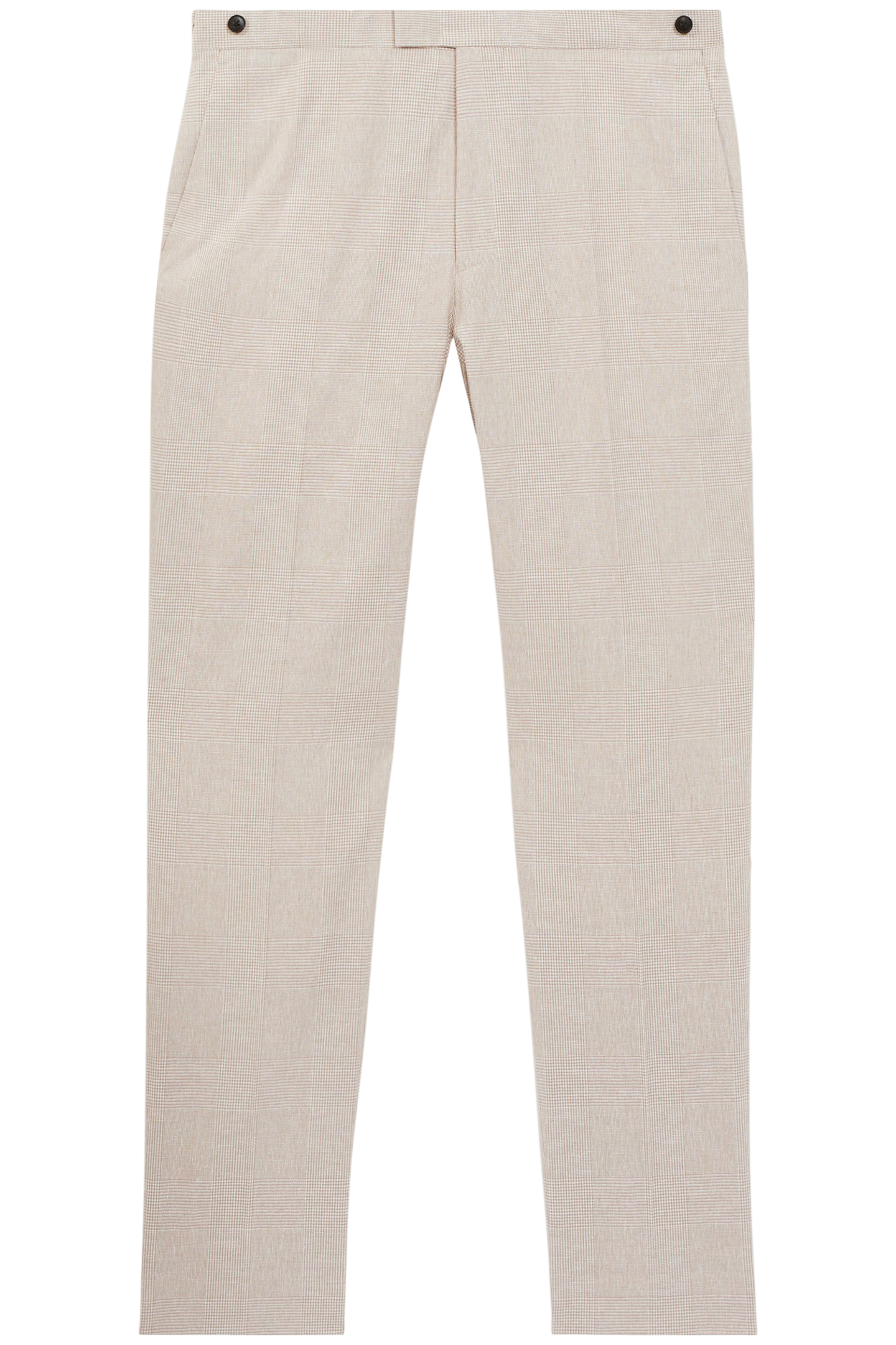 CHECK MIXER TROUSER OATMEAL 4