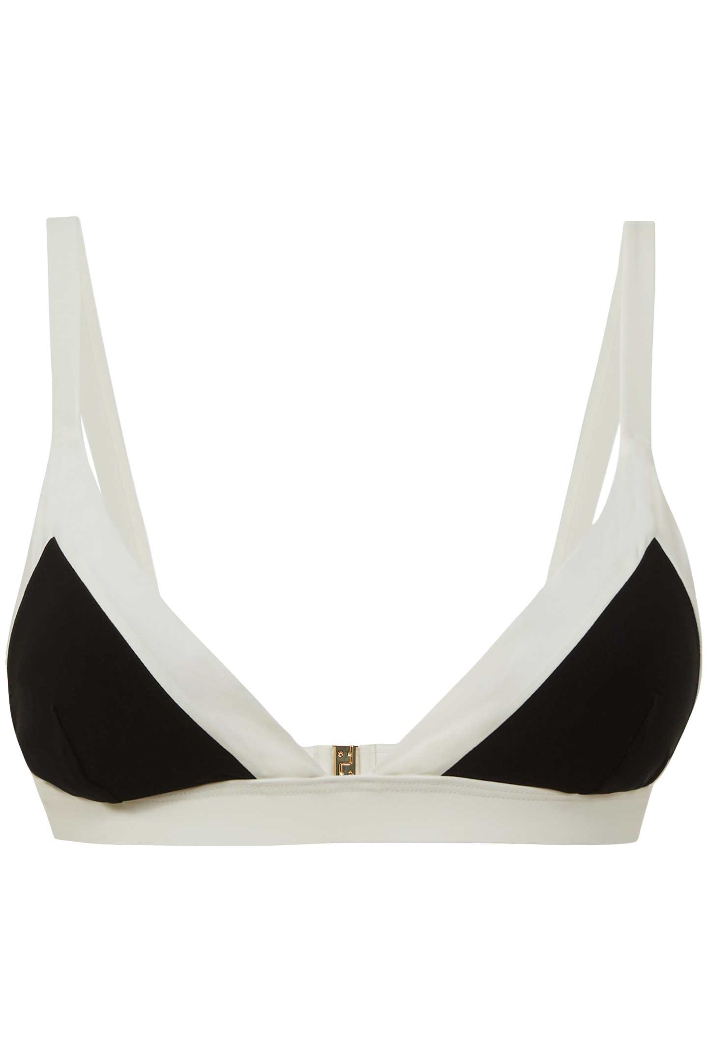 COL BLOCK BIKINI TOP BLACK/WHITE 3