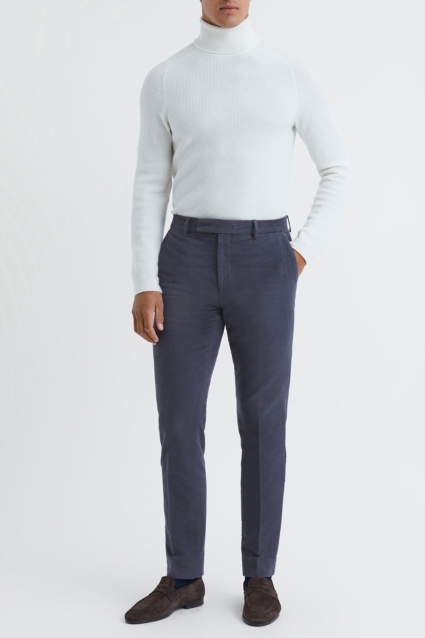 MOLESKIN TROUSER AIRFORCE BLUE 3