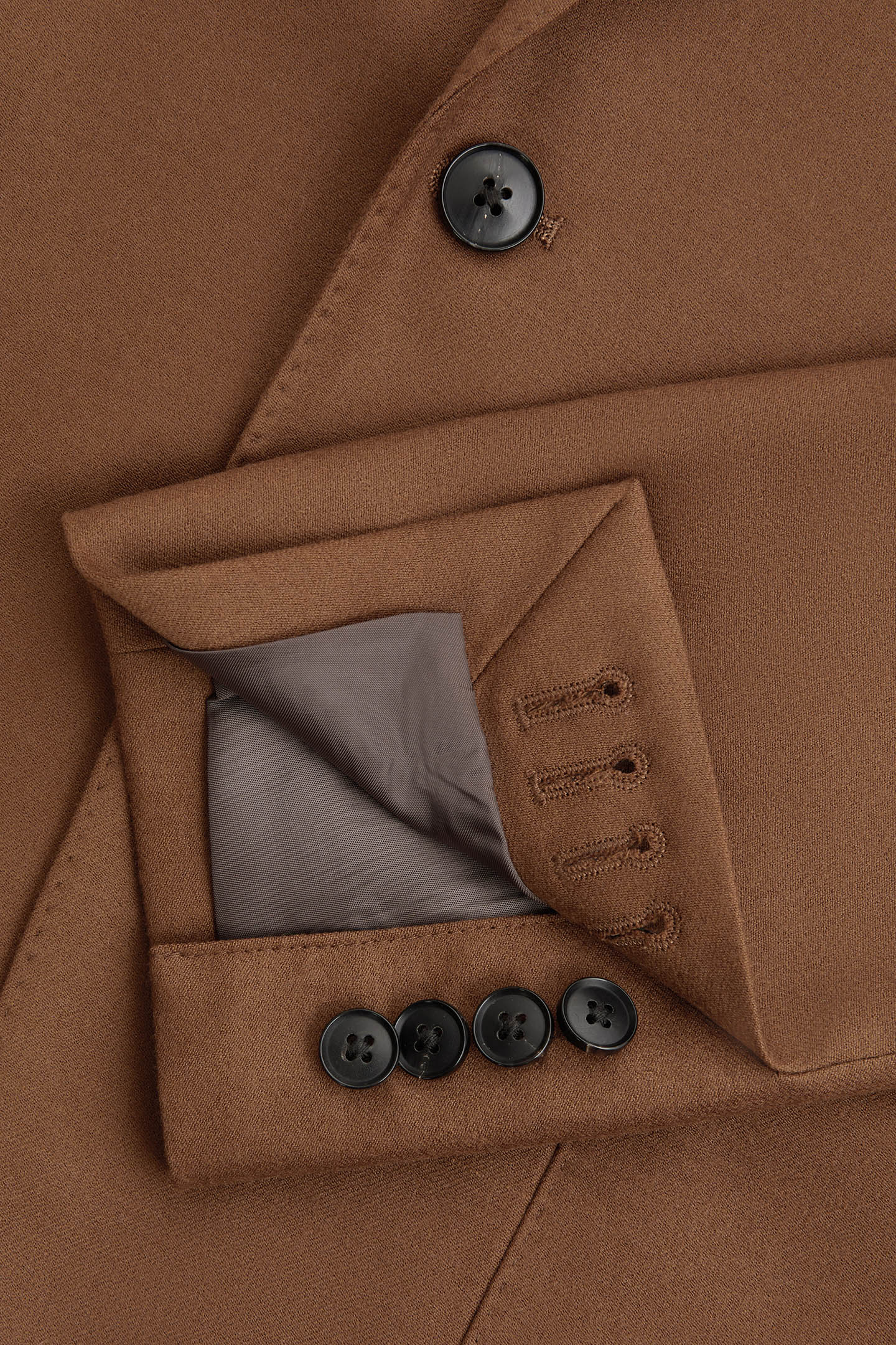 SB 2B NOTCH FLANNEL BLAZER TOBACCO 6